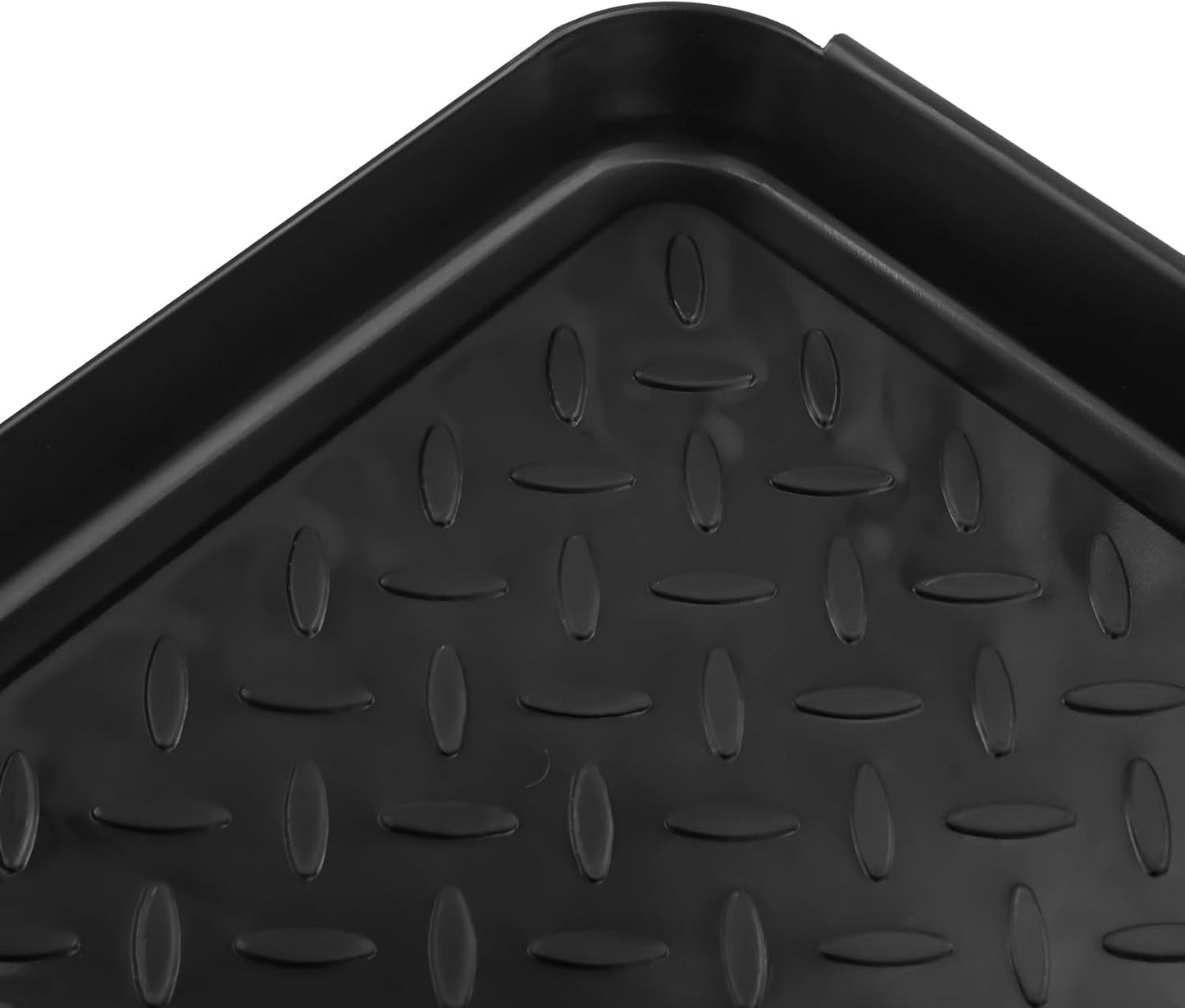 6-teiliges Schuhabtropfschalen-Set, Schwarz