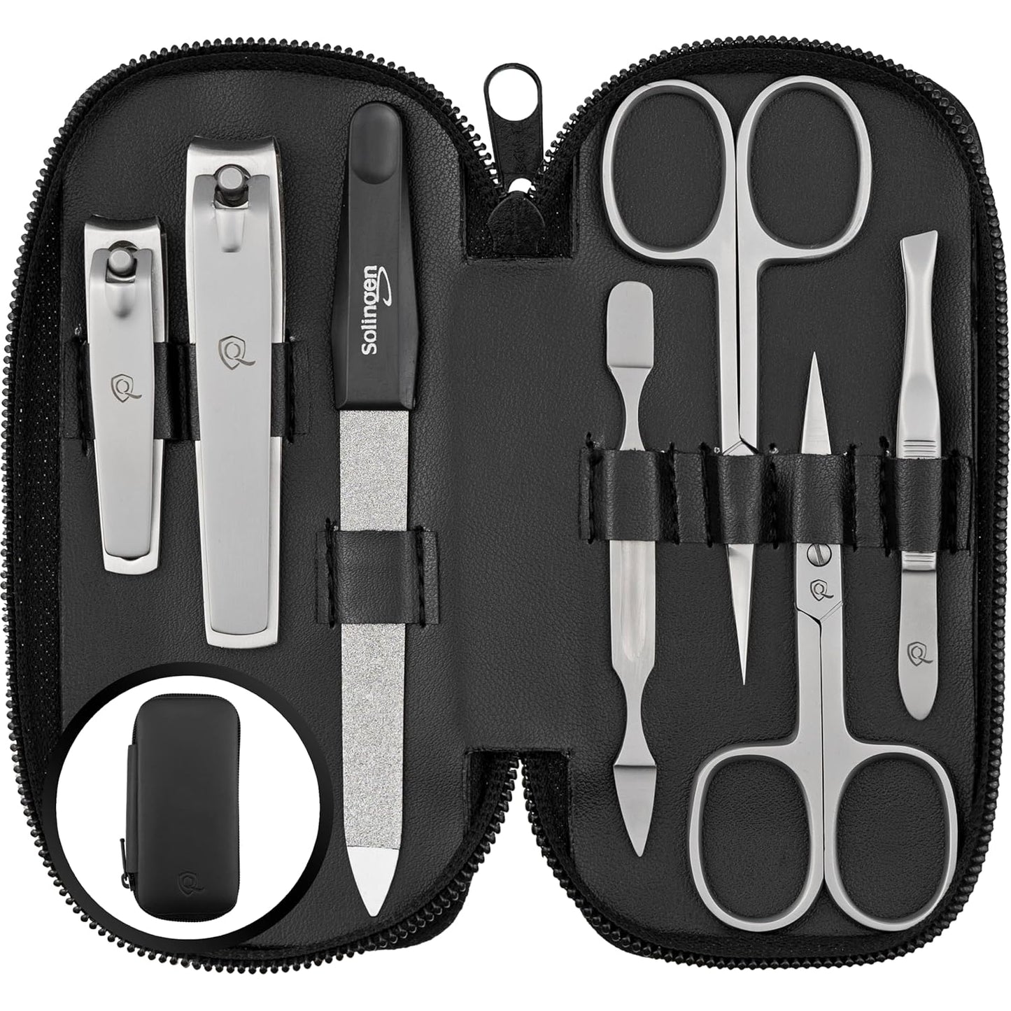 Maniküre-Set, 11. Schwarz - matt