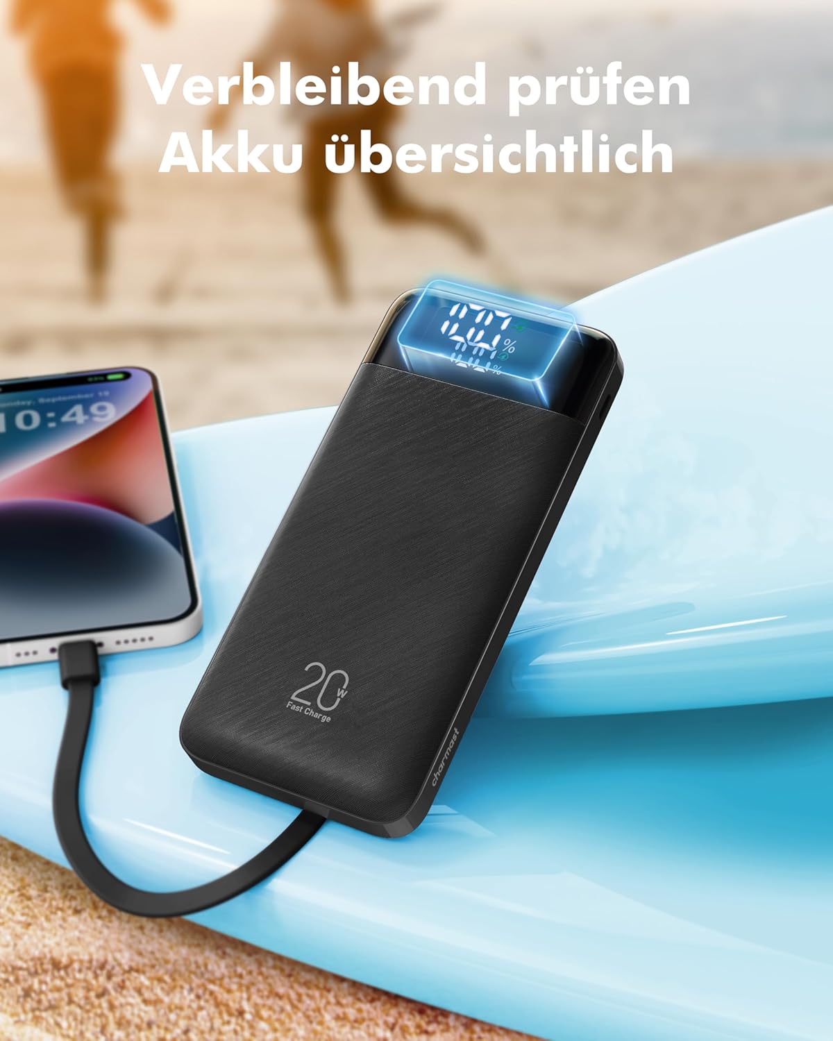 Powerbank C2065, 20000mAh|Schwarz