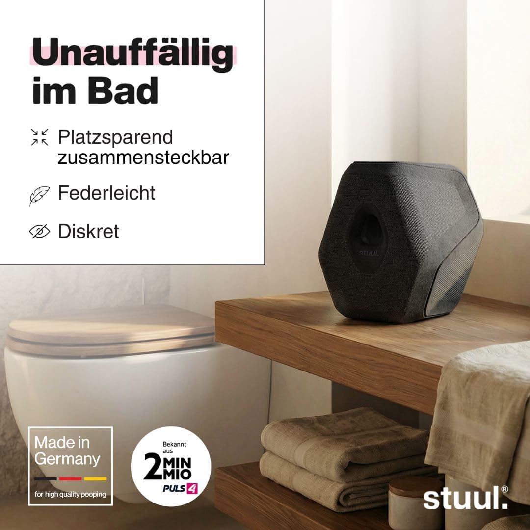 Charcoal Toilettenhocker, Charcoal