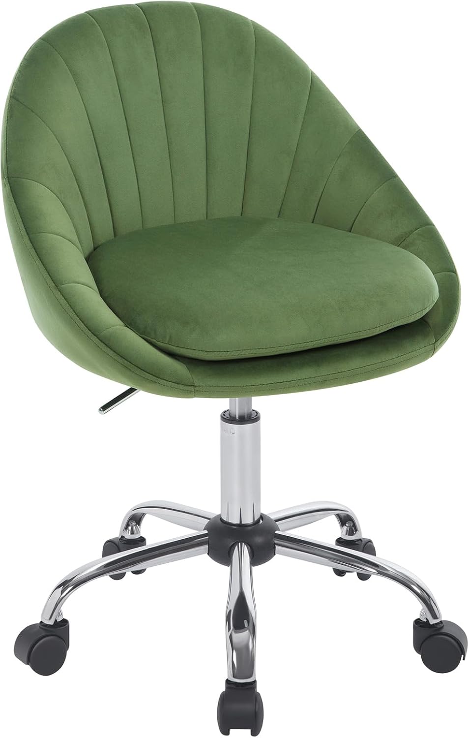 Ergonomischer Drehstuhl, Grün Samt
