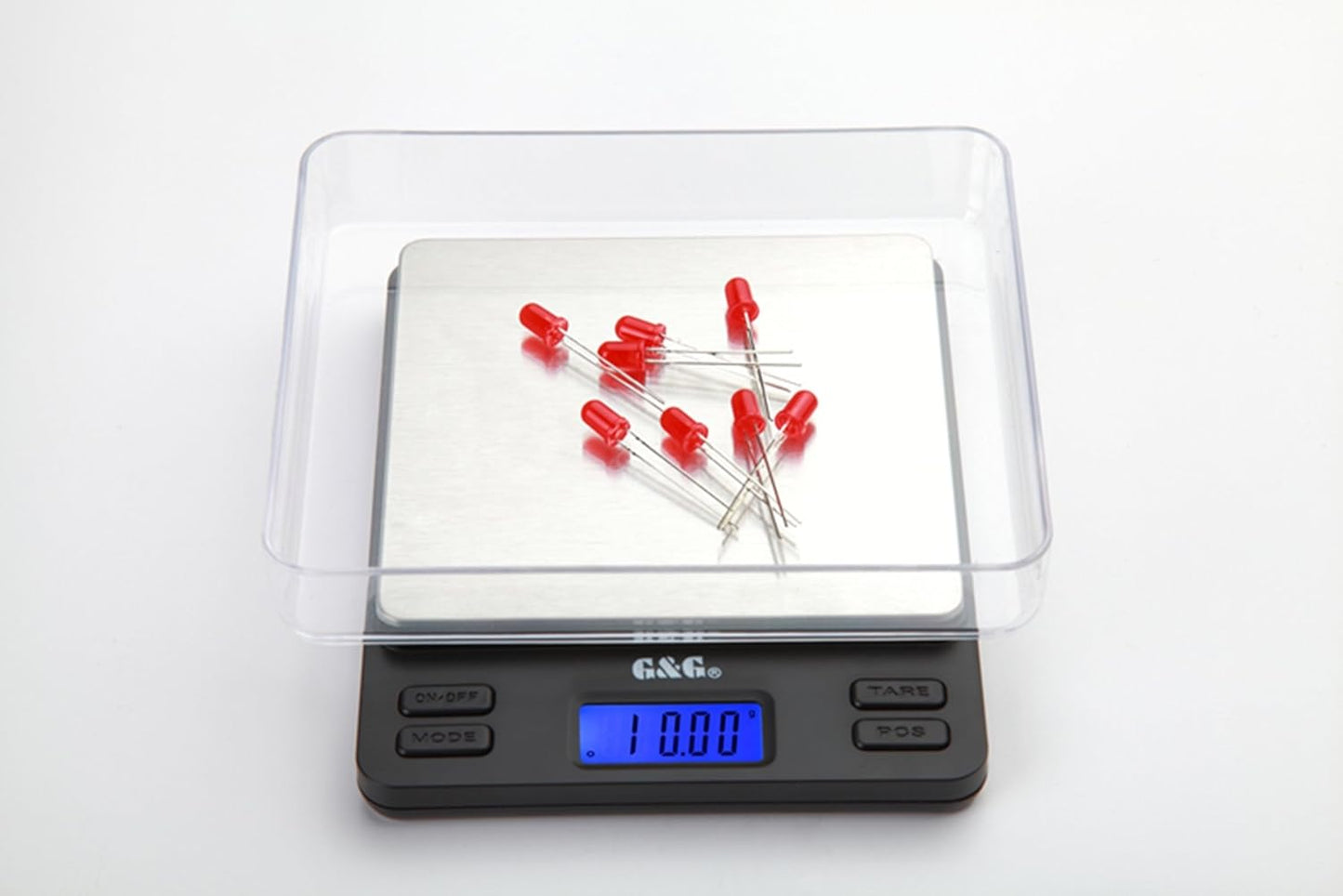 Digitale Feinwaage LS200 mit grosser Wiegefläche, 300 g/0.01 g