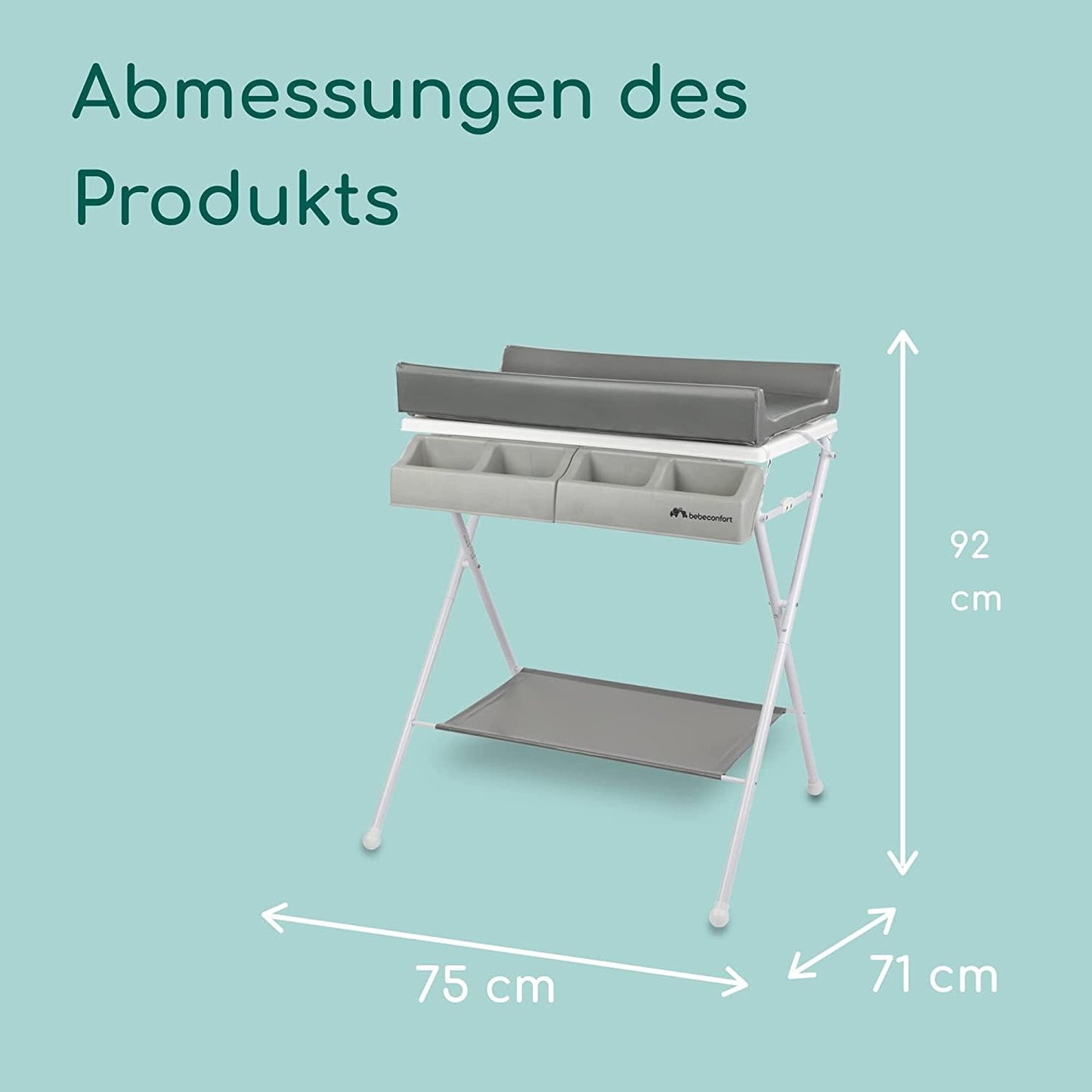 2-in-1 Babybadewanne & Wickelkommode Baltic, Baltic
