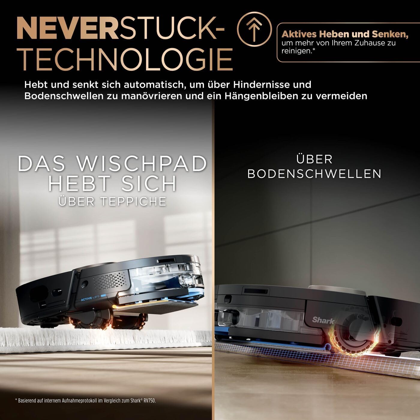 RV2800ZEEU 2-in-1 Saug- & Wischroboter mit LiDAR-Navigation, 60 Tage Saug- und Wischroboter, Schwarz