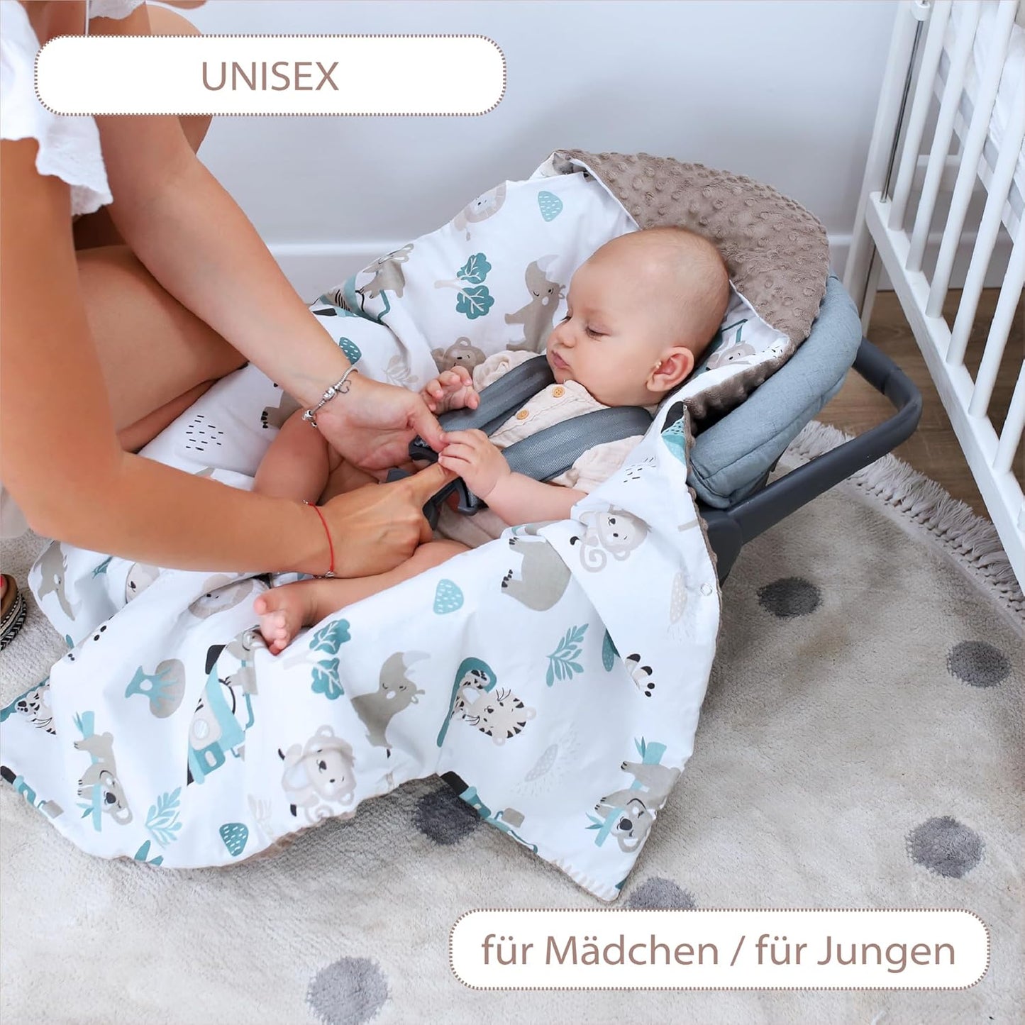 Einschlagdecke, Afrika Braun Ganzjahres