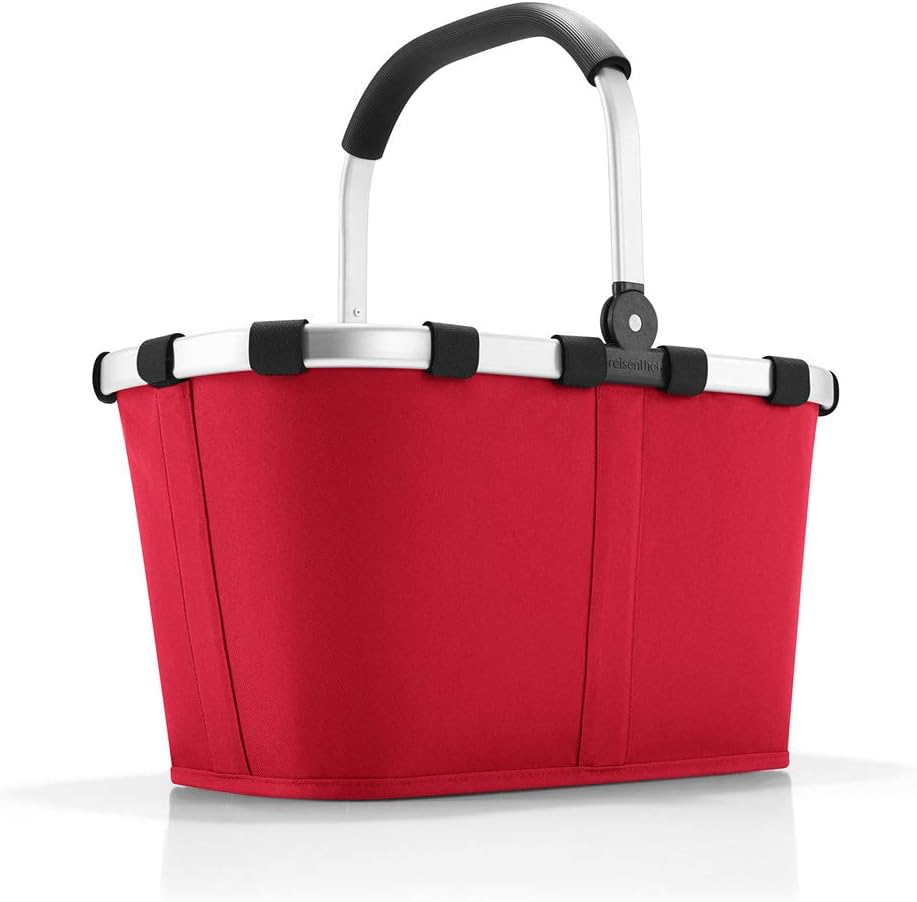 Carrybag + Coolerbag - Einkaufskorb-Set, Red + Black