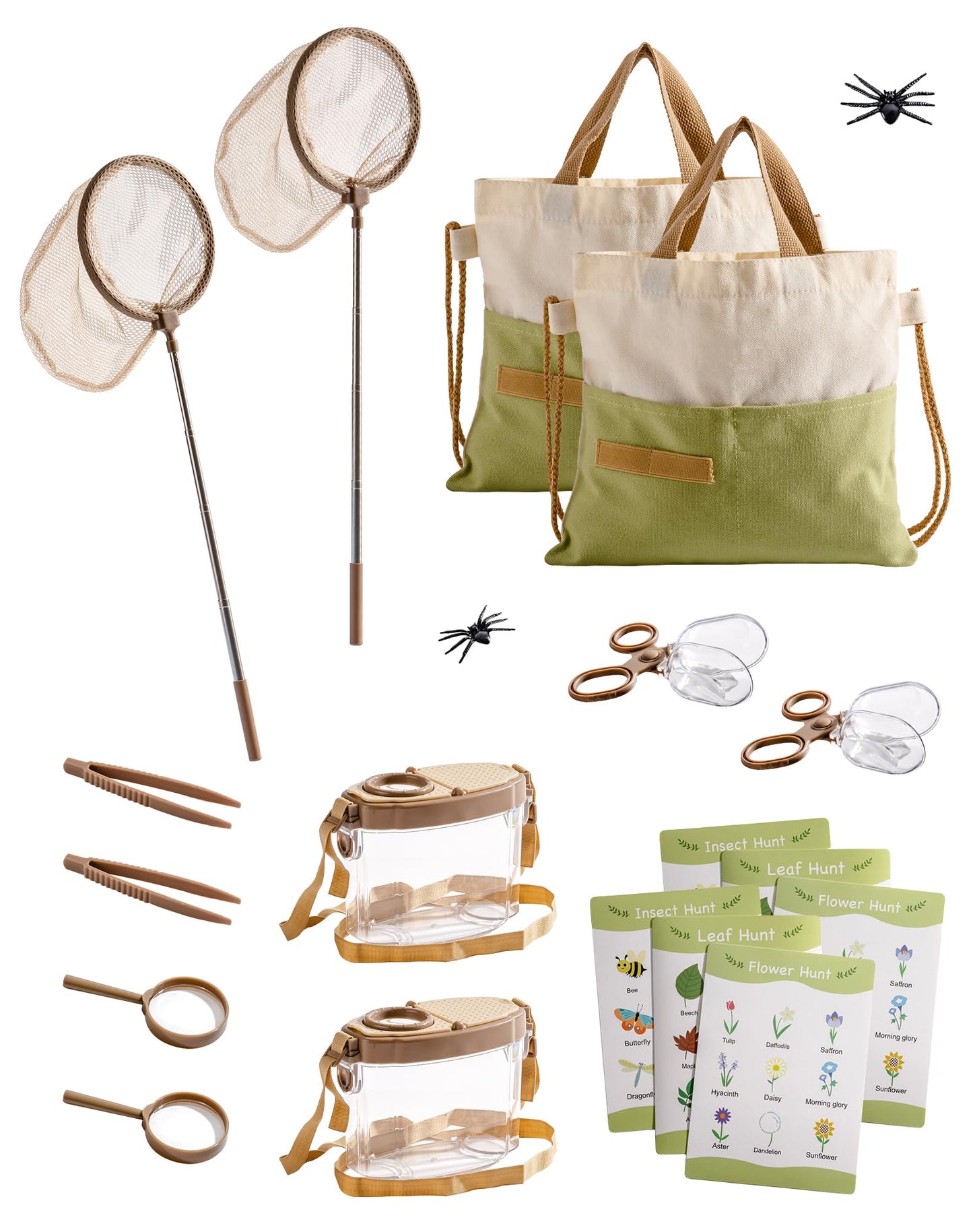 8-teiliges Kinder Entdecker Kit, Grün - Dual