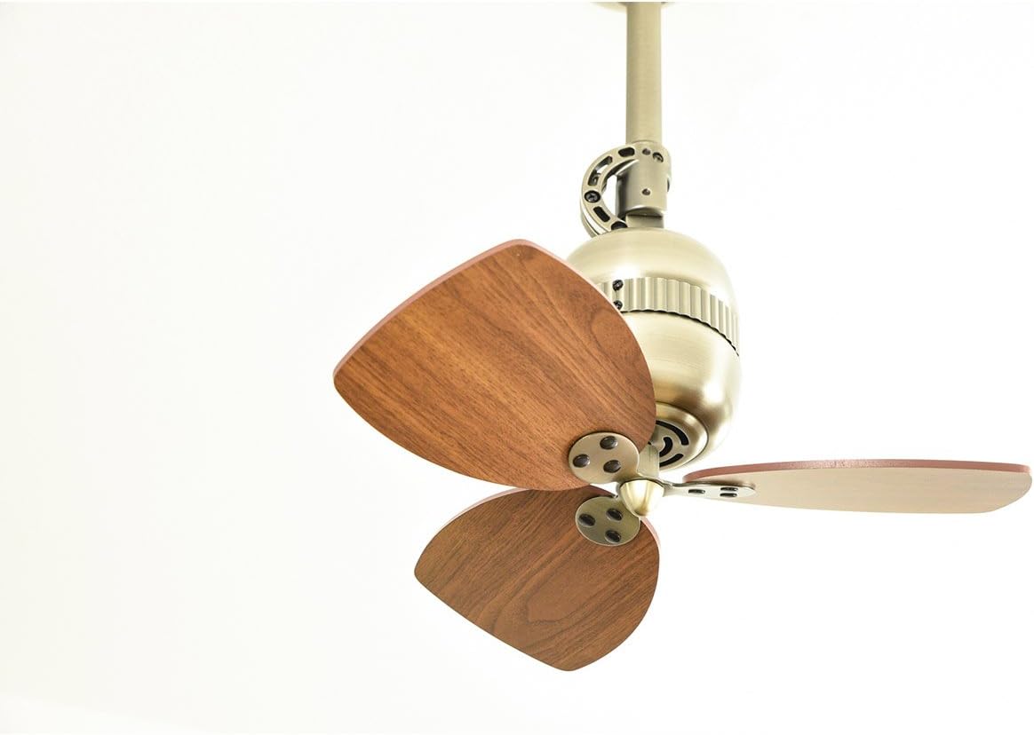 FN11156 Deckenventilator Toledo, Zinn Antik / Walnuss