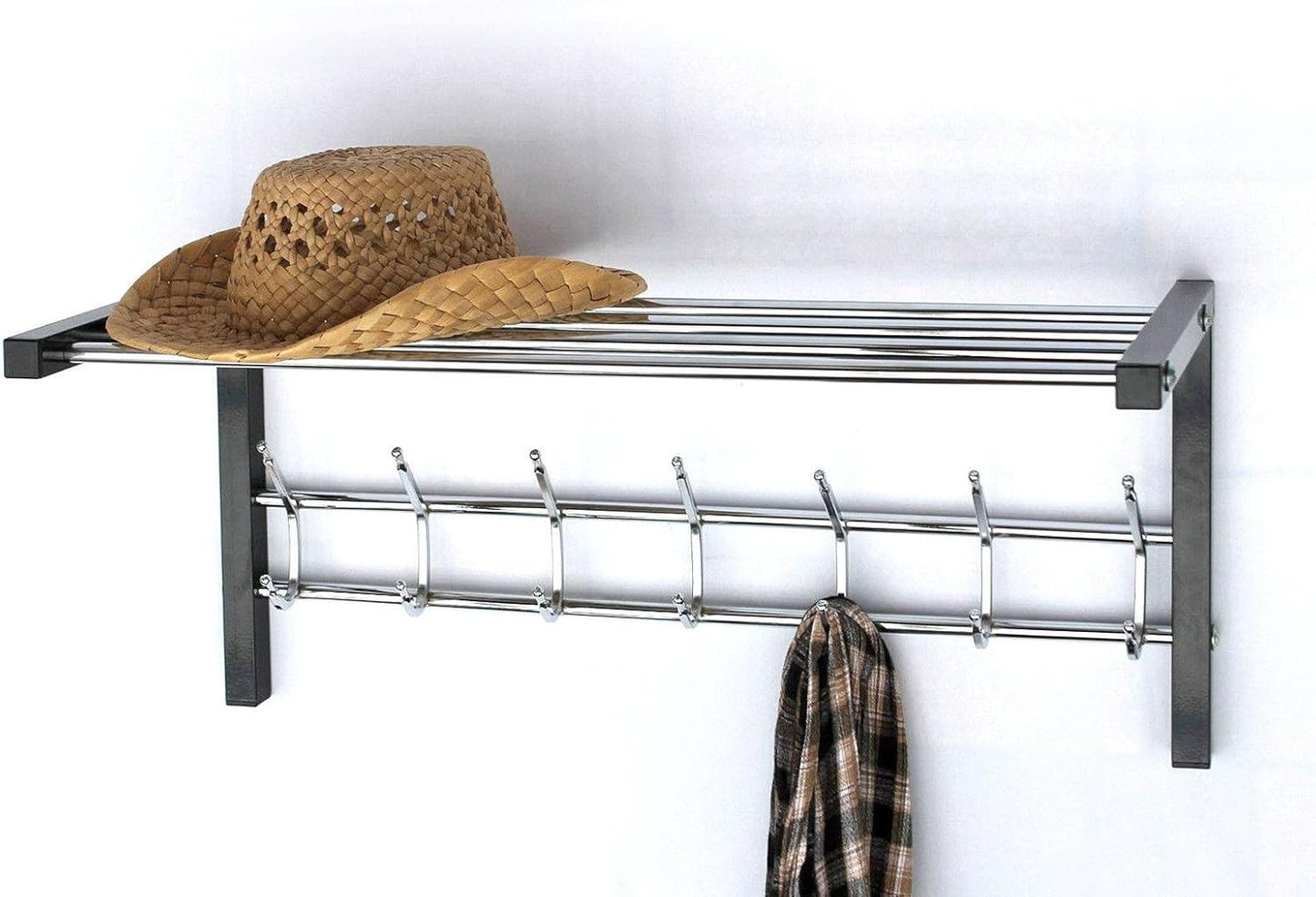 Wandgarderobe mit Hutablage