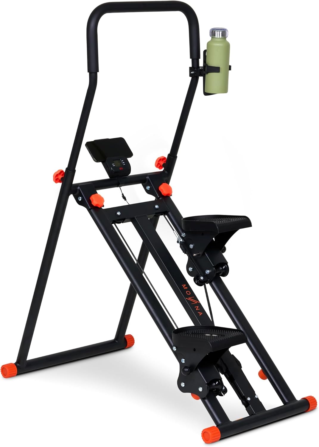 Fitnessgerät Treppensteiger mit 3 Schwierigkeitsstufen und Flaschenhalter