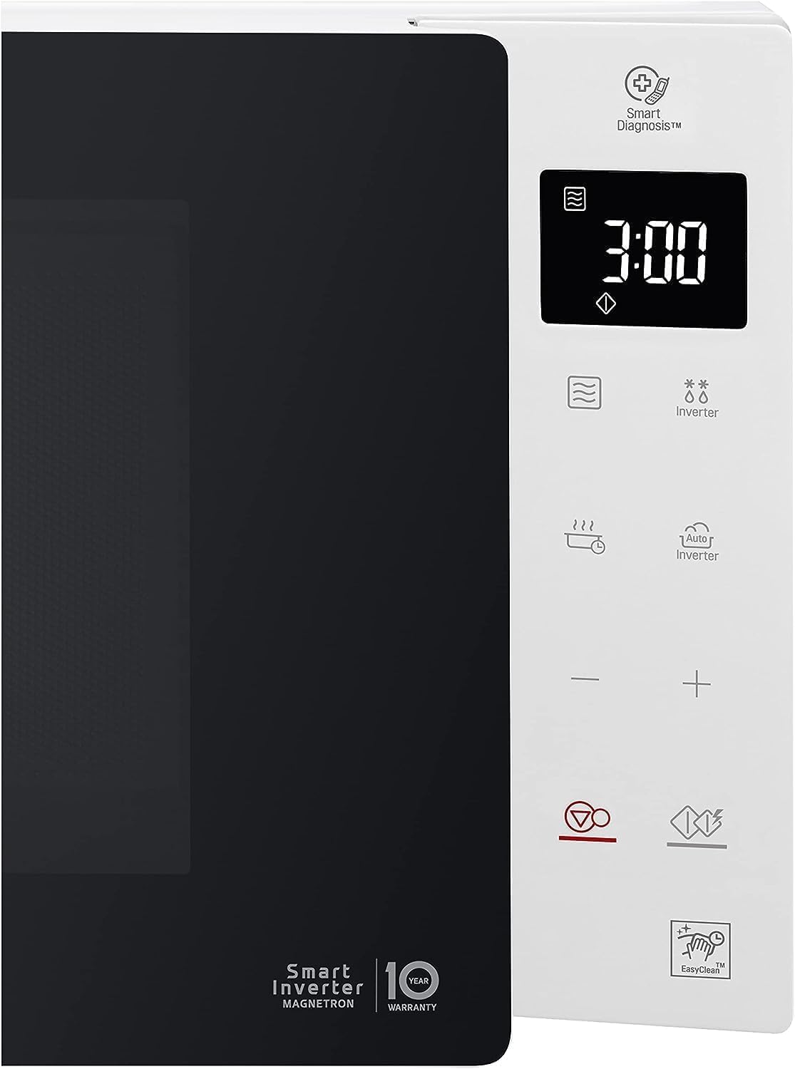 Solo-Mikrowelle mit Smart Inverter (23 L, 28 Programme), 1000 W 23 Weiss