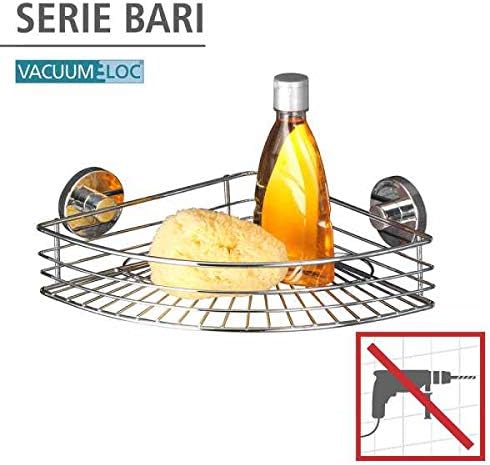 Vakuum-Loc Eckablage Bari, Silber 1 Etage