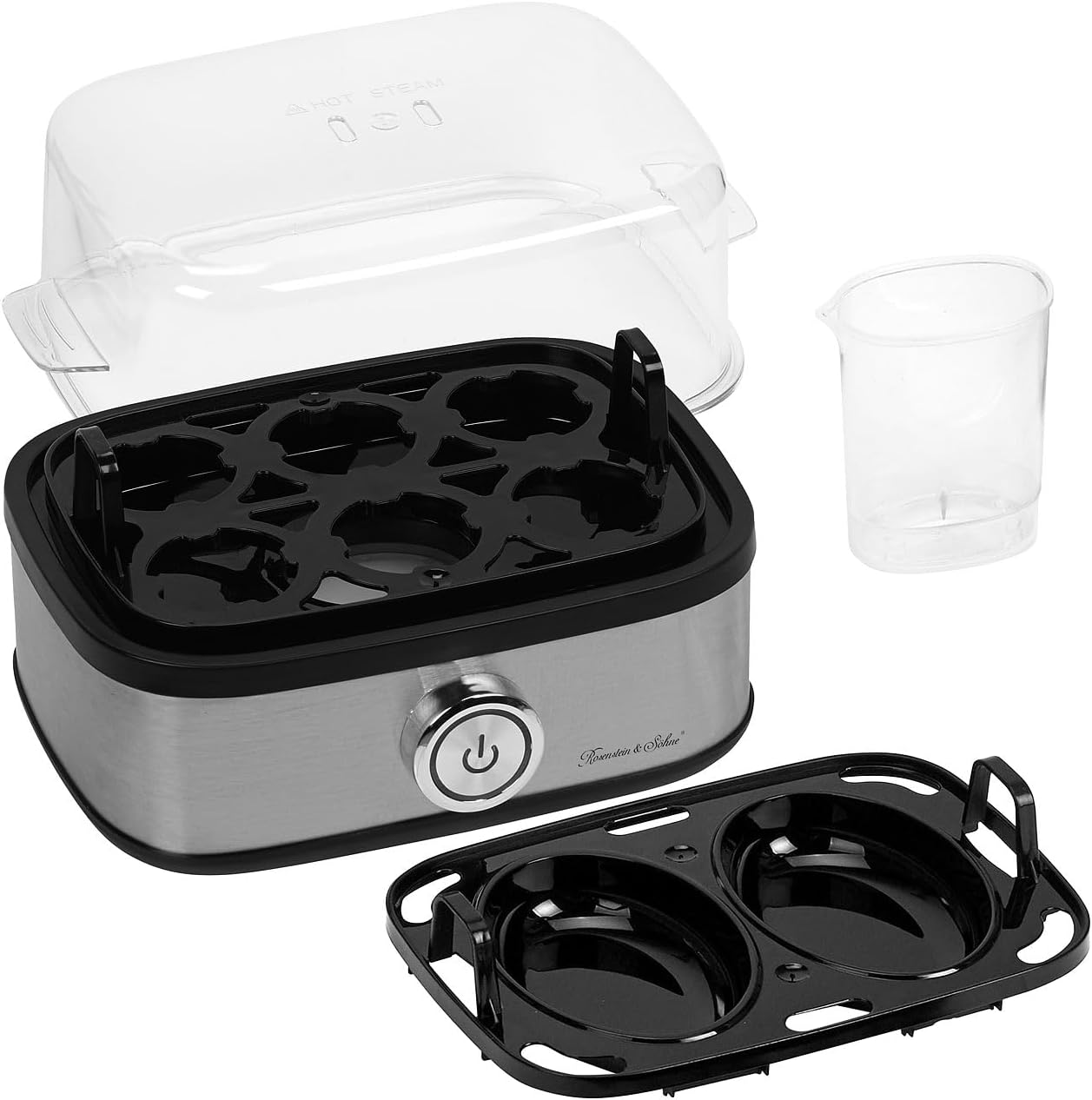 3in1-Eierkocher für 6 Eier