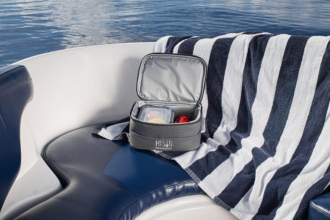 Faltbare Thermotasche, 3.5 L, Grau