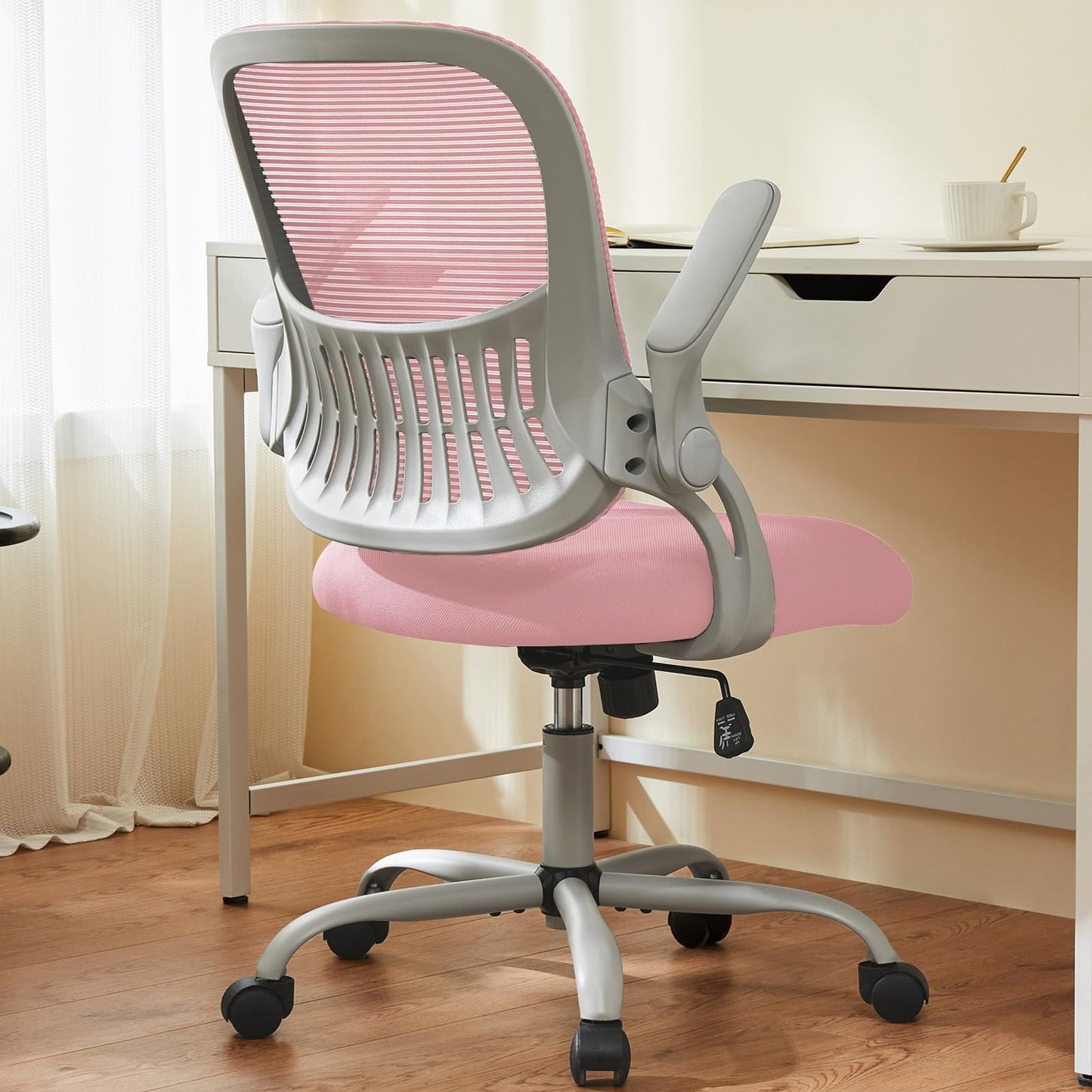 Ergonomischer Drehstuhl, Helles Pink
