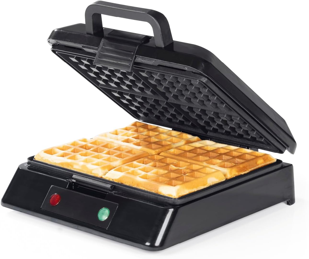 Waffeleisen, Schwarz - 4 Waffeln