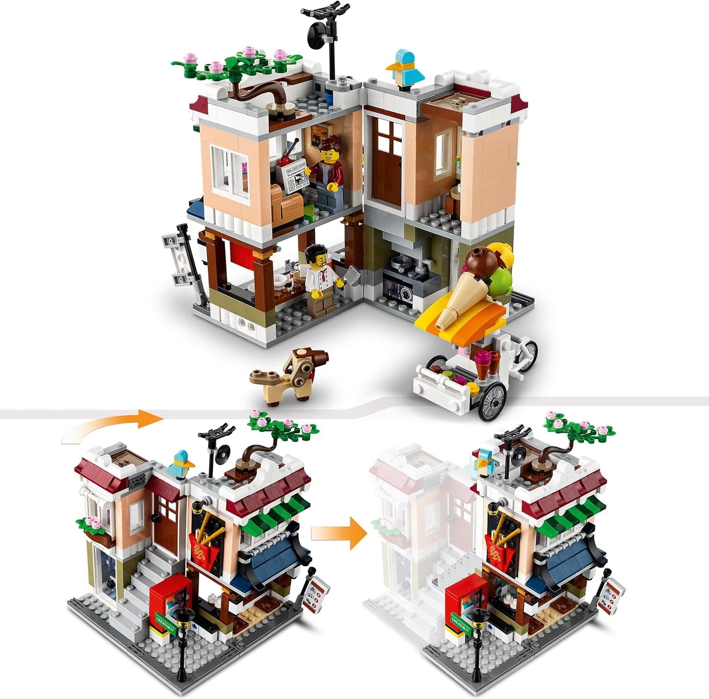 Creator Nudelladen, Fahrradladen und Spielhalle