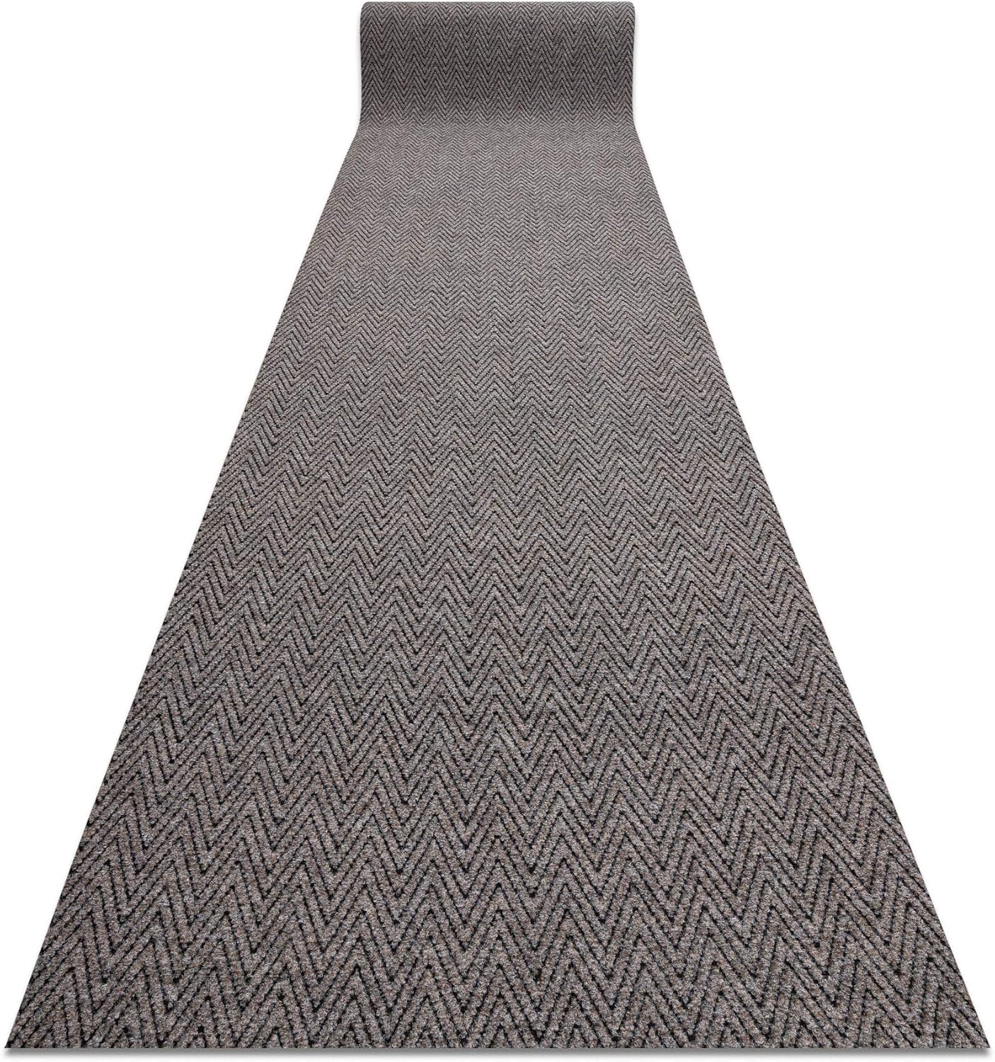 Rutschfeste Fussmatte, 100 x 440 cm Magnus Beige