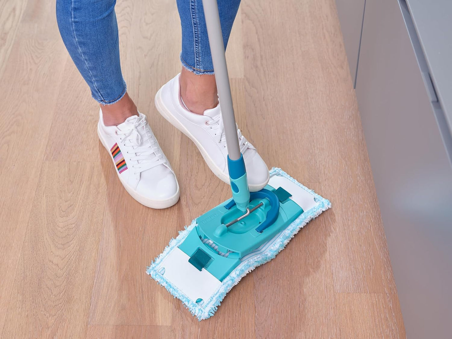 5er-Set Wischbezug Clean Twist M Ergo, Parkett Klett 5er Set