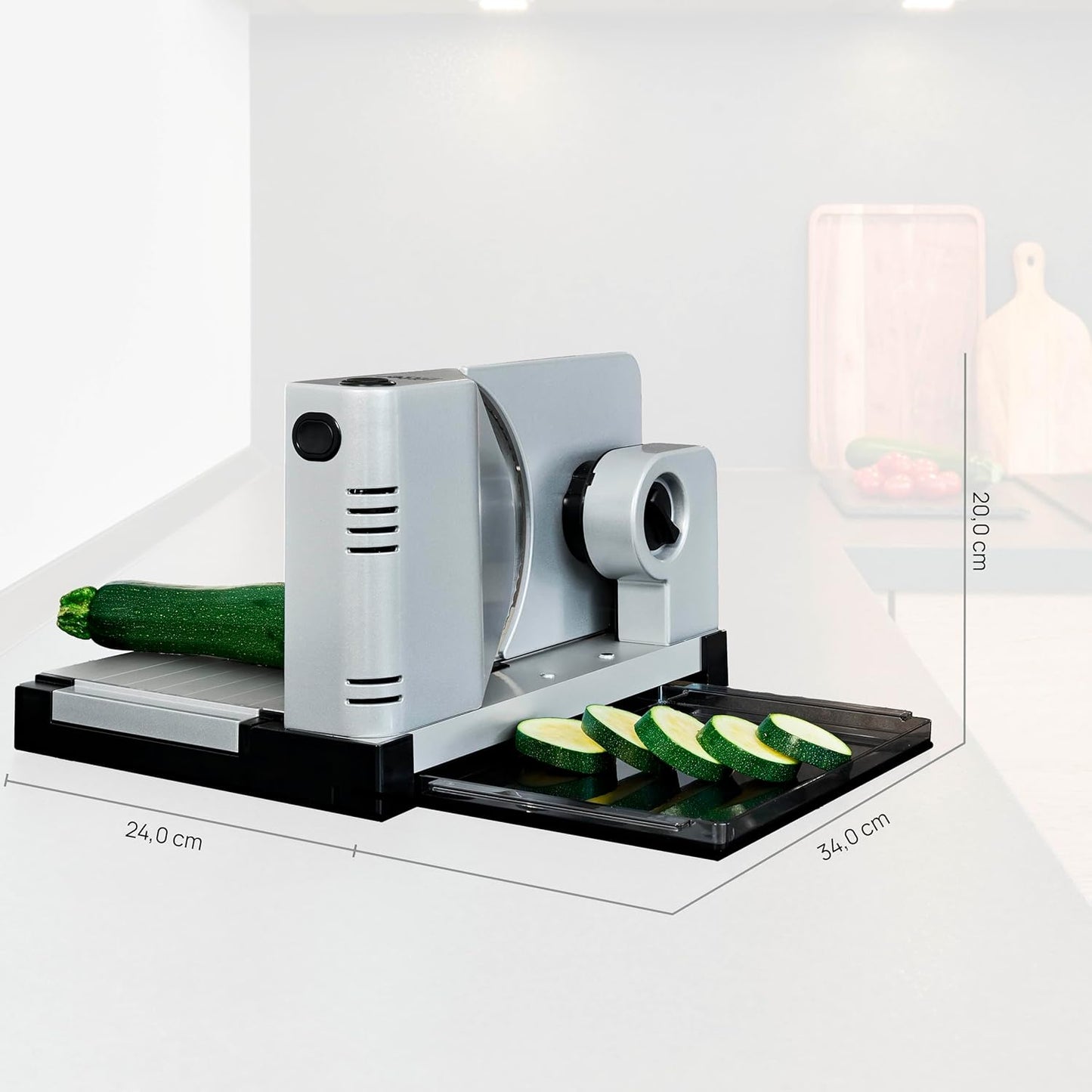 Icaro7 Elektrischer Allesschneider mit ECO-Motor
