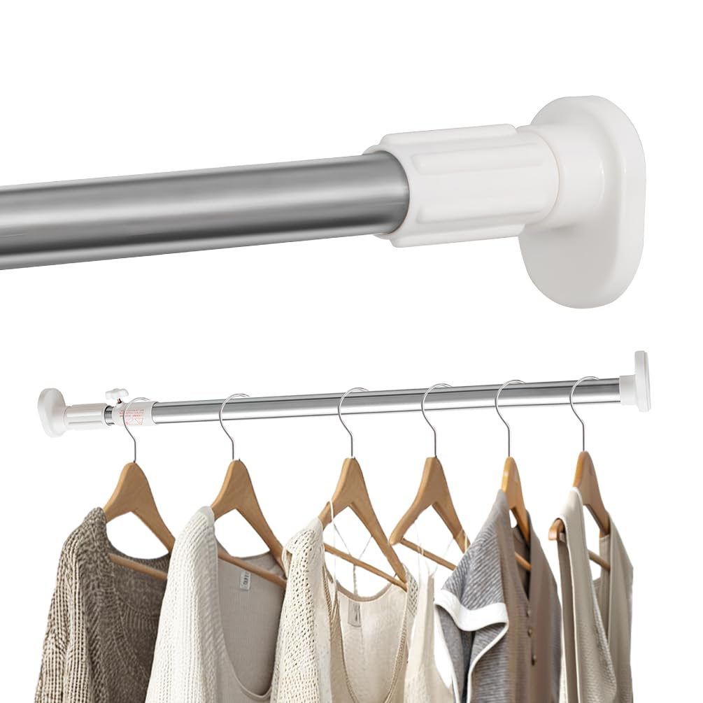 Teleskop-Kleiderstange DQ0060-1 ohne Bohren, 40-60cm Grau