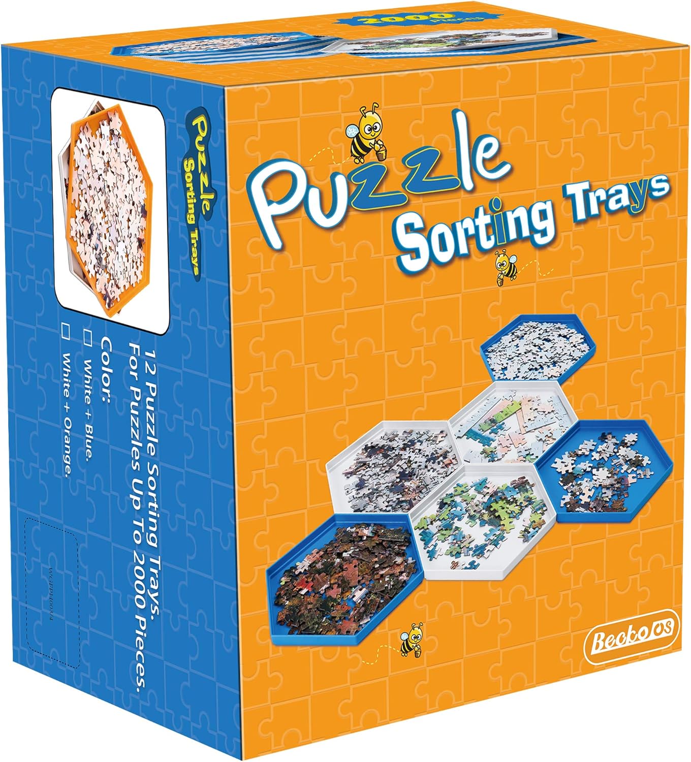 Stapelbare Puzzle-Sortiertabletts