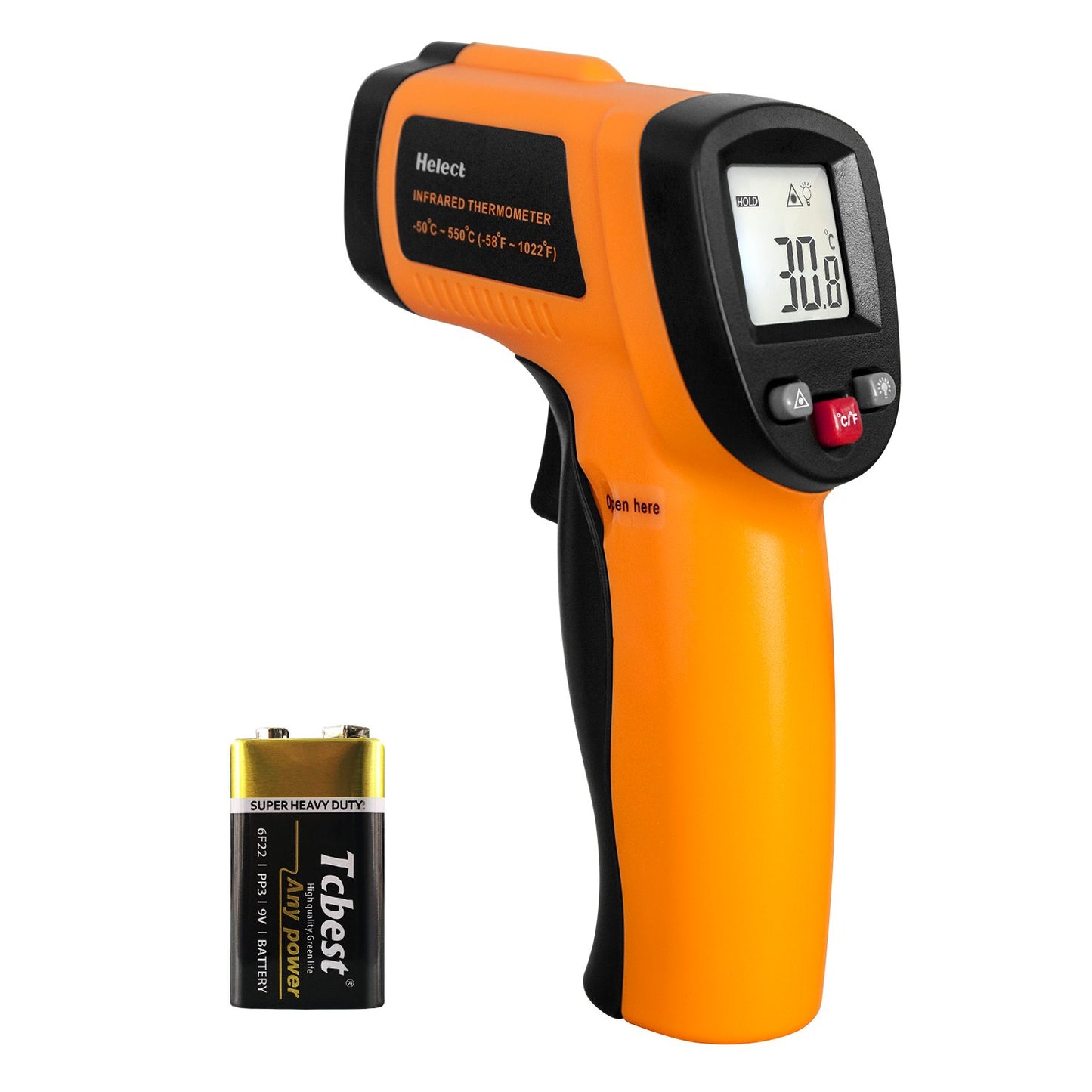 Digitales Infrarotthermometer mit Laser