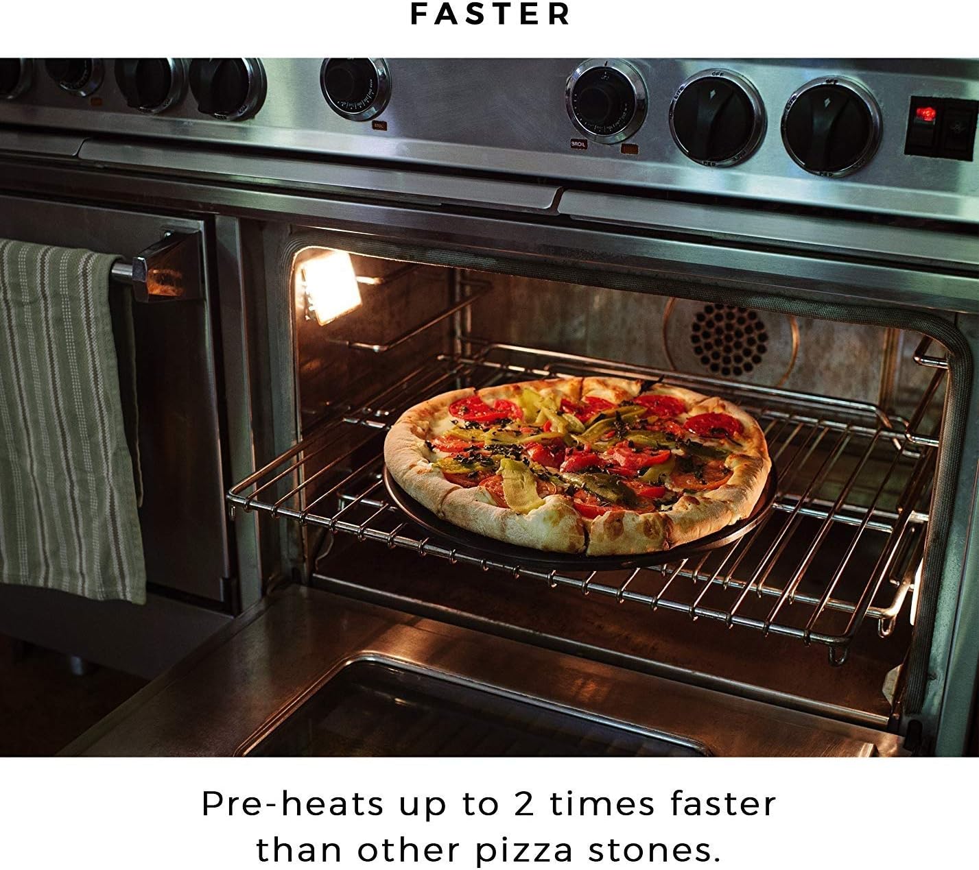 Pizzastein für Ofen und Grill