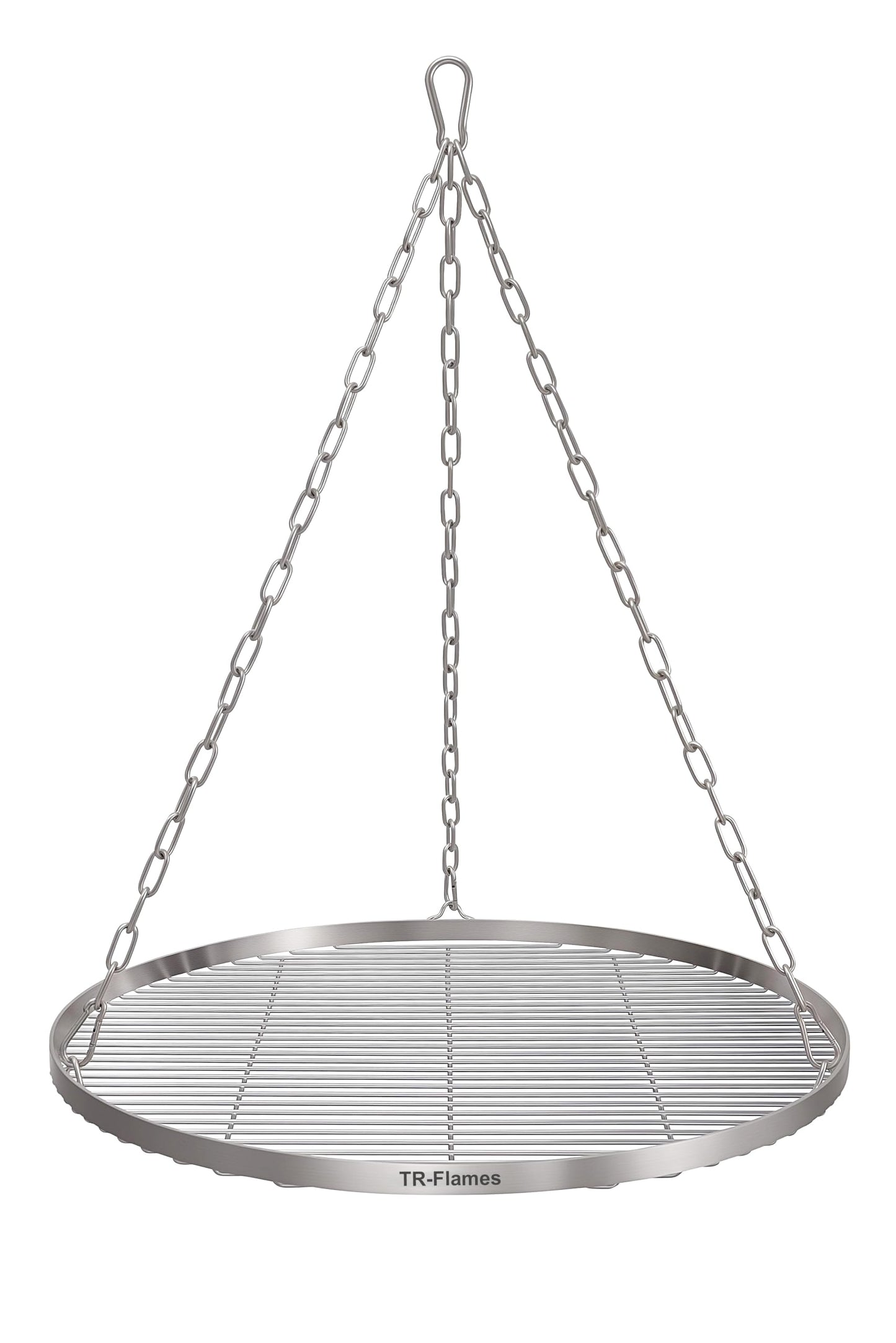 Edelstahl Schwenkgrillrost mit Kette 60 cm, 60 cm