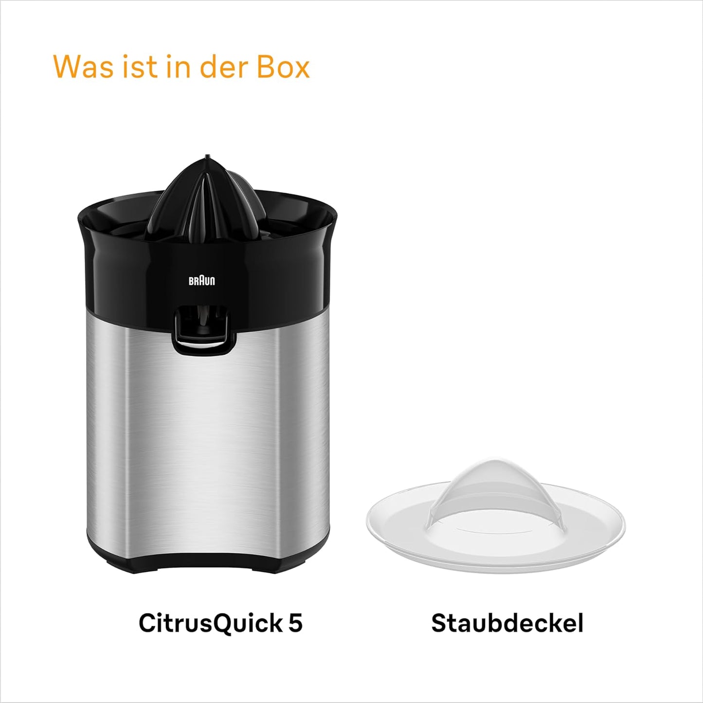 CJ 5050 BK Zitruspresse CitrusQuick, Schwarz
