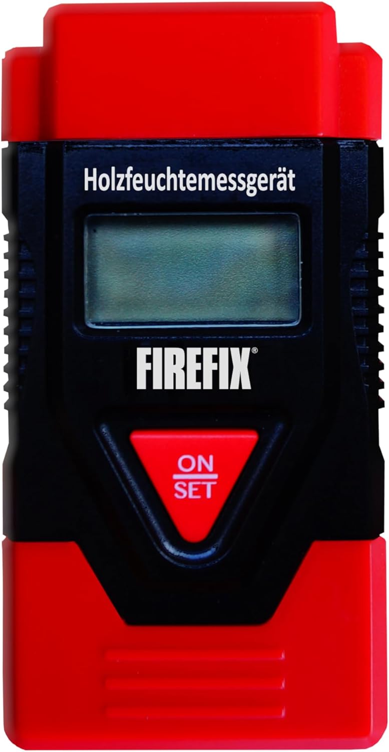 Holzfeuchtemessgerät für Brennholz und Baufeuchte