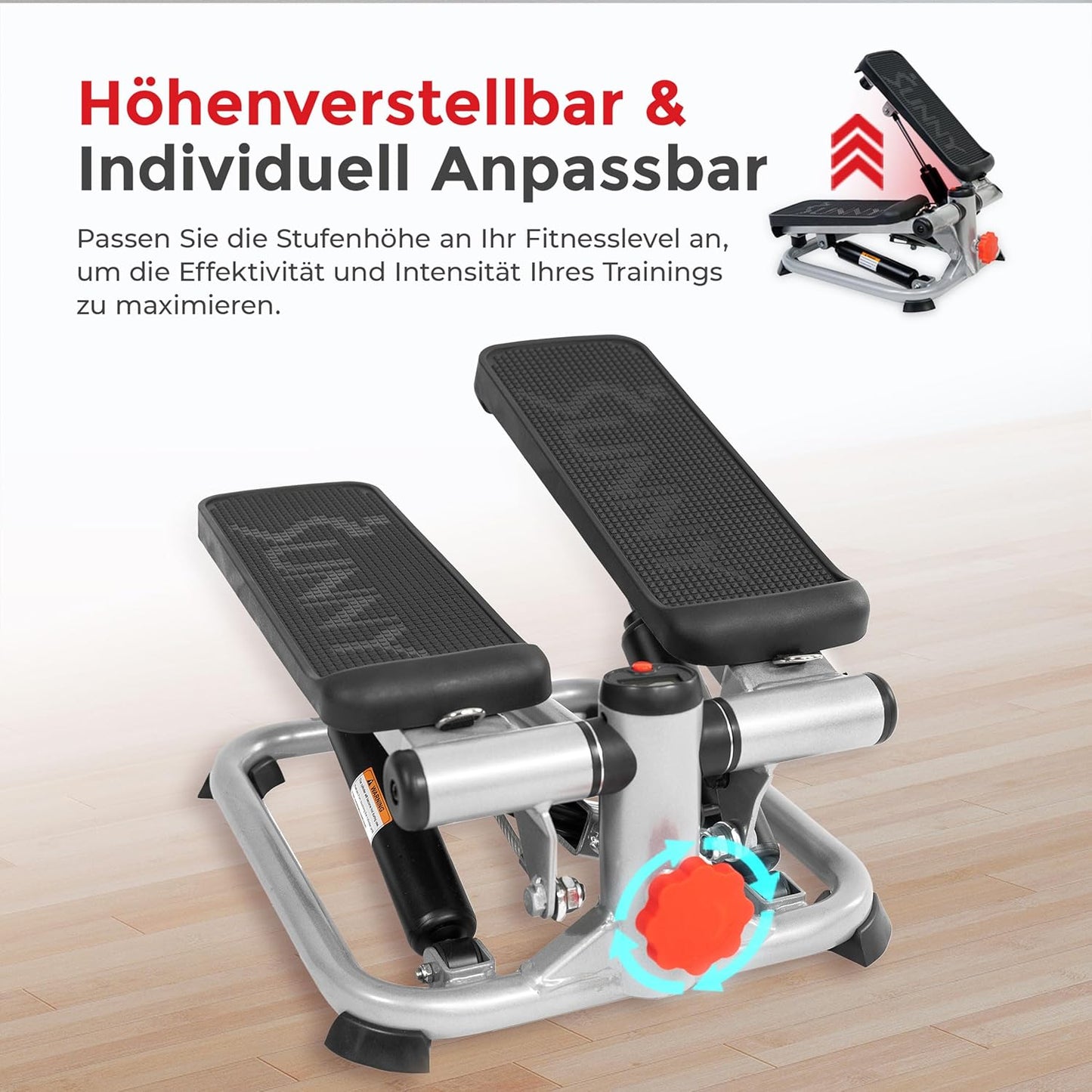Stepper für Zuhause mit Widerstandsbändern, 02 Fortschrittlich