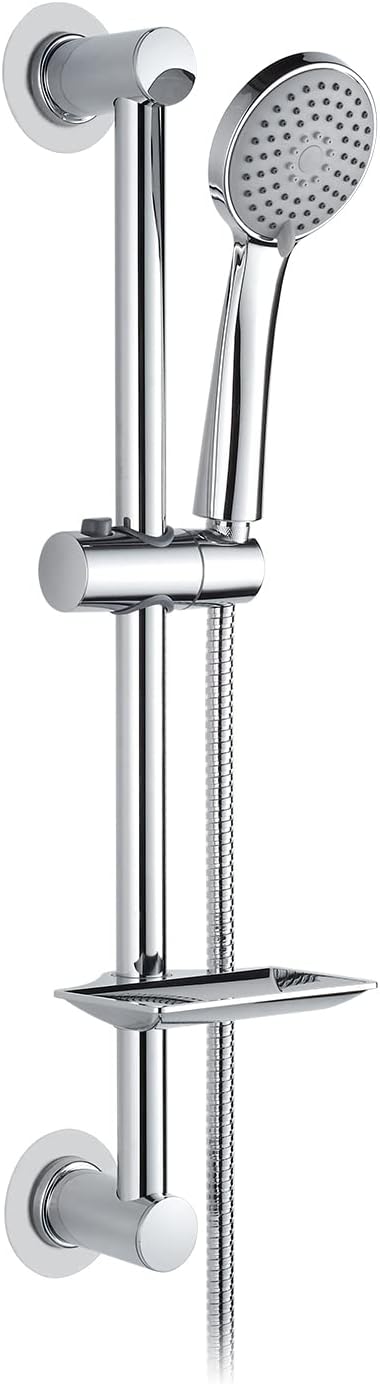 Duschstange mit verstellbarem Duschkopf und Halterung, M20903-1, Mit Dusche (ohne Perforation)