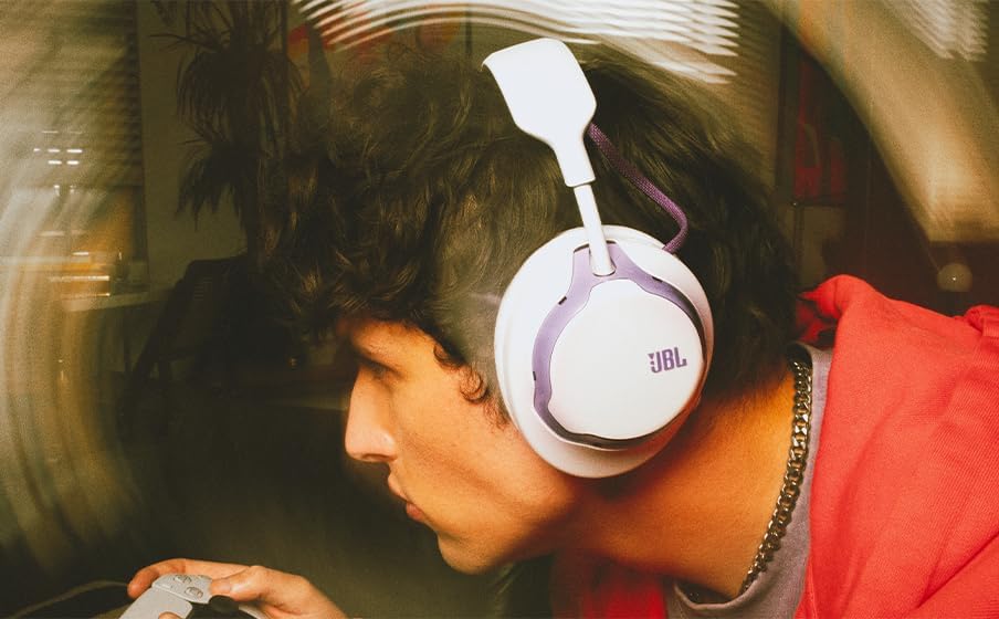 Quantum 650 Kabelloses Bluetooth-Gaming-Headset, Weiss