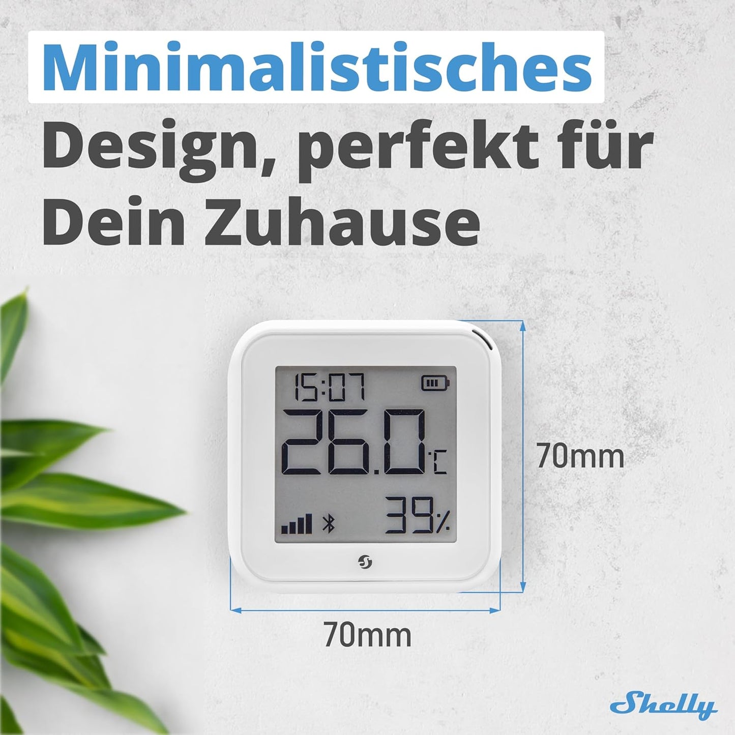 WLAN-Temperatur- und Feuchtigkeitssensor Gen3, weiss
