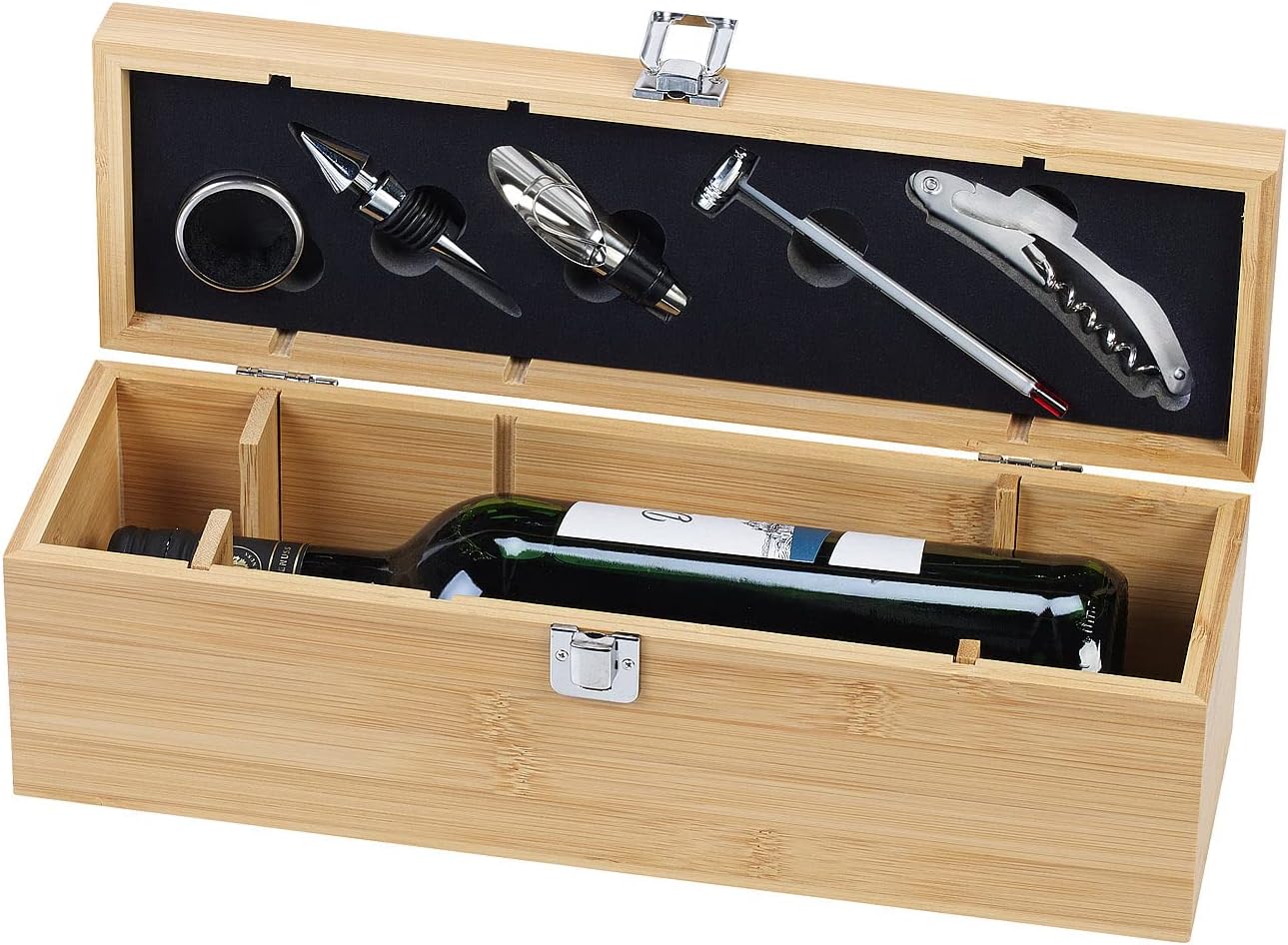 5-teiliges Sommelier-Weinset in Geschenkbox