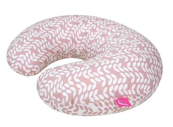 Ergonomisches Stillkissen, Öko-Tex Standard 100, Blatt Rosa Classic