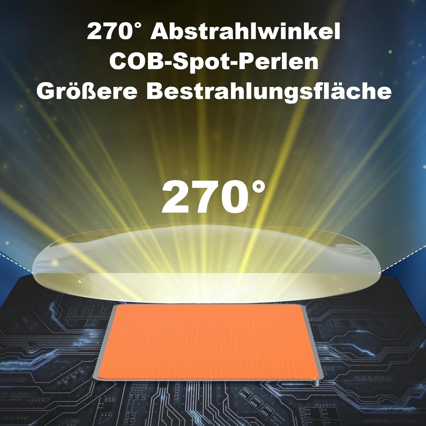 LED Pflanzenlampe Vollspektrum, 600.0 Watt