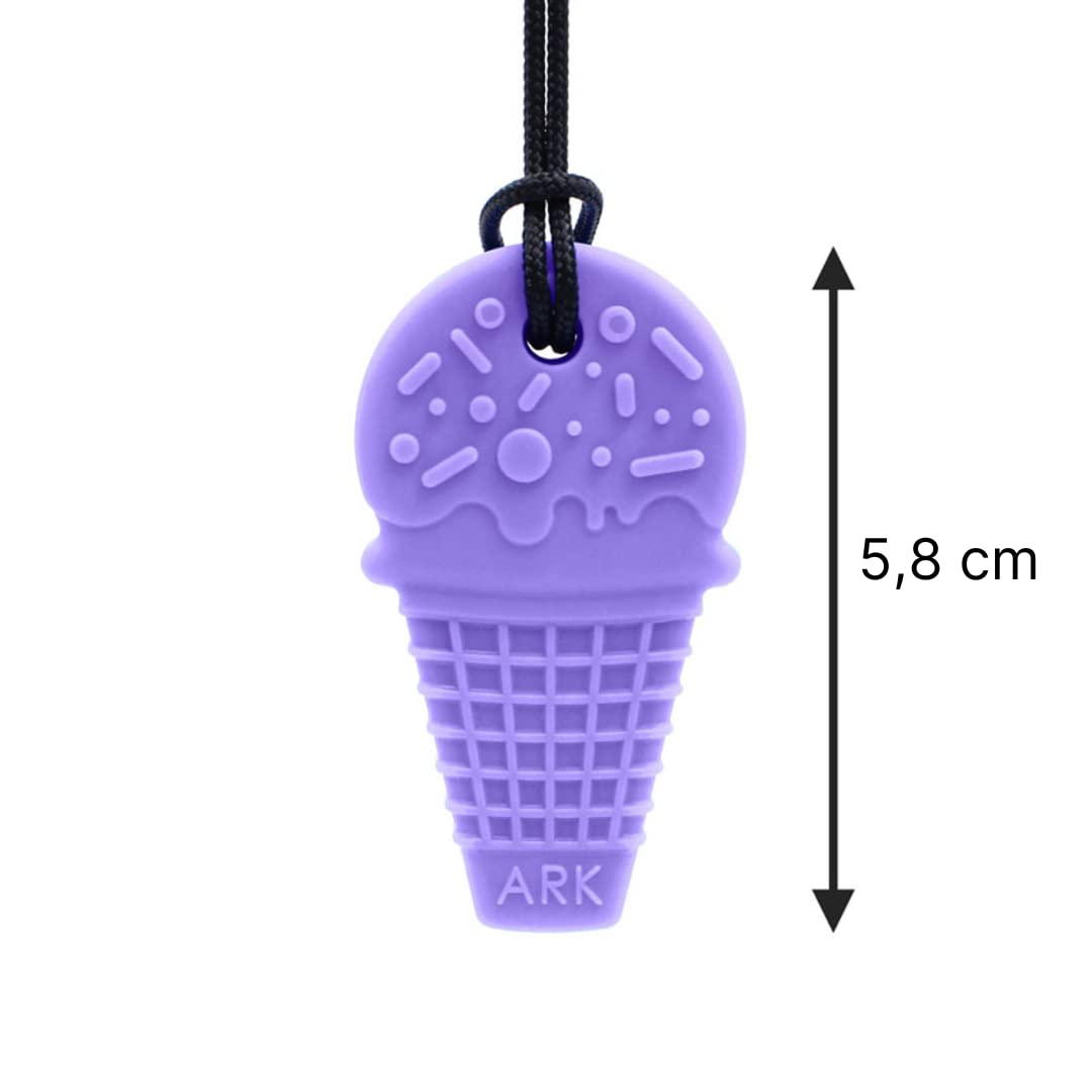 Sensory Kauhalskette mit Abreissleine, Eiswaffel extra fest blau