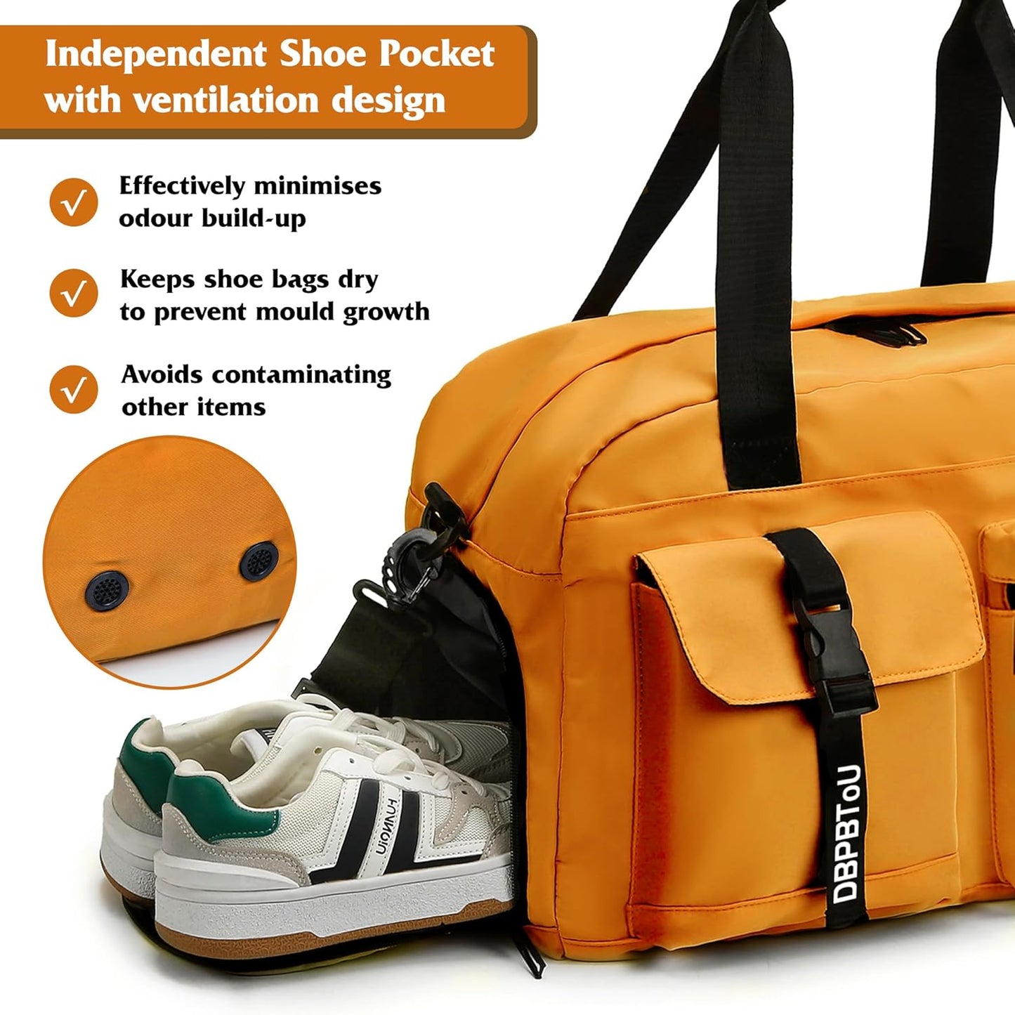 Sport- und Reisetasche, Gelb