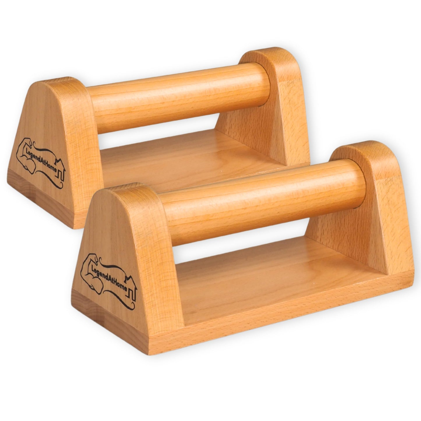 2er-Set Gelenkschonende Parallettes, Buche Small