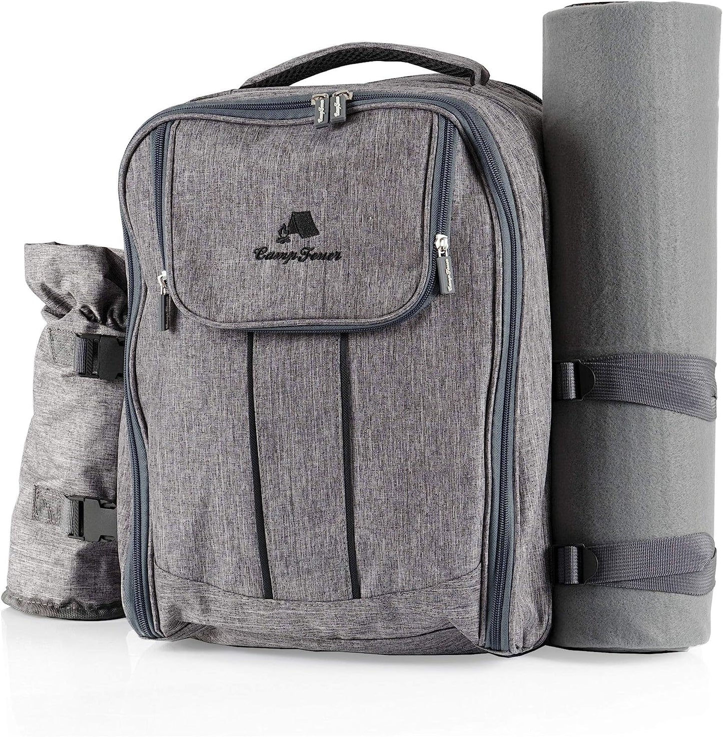 Picknickrucksack, Grau
