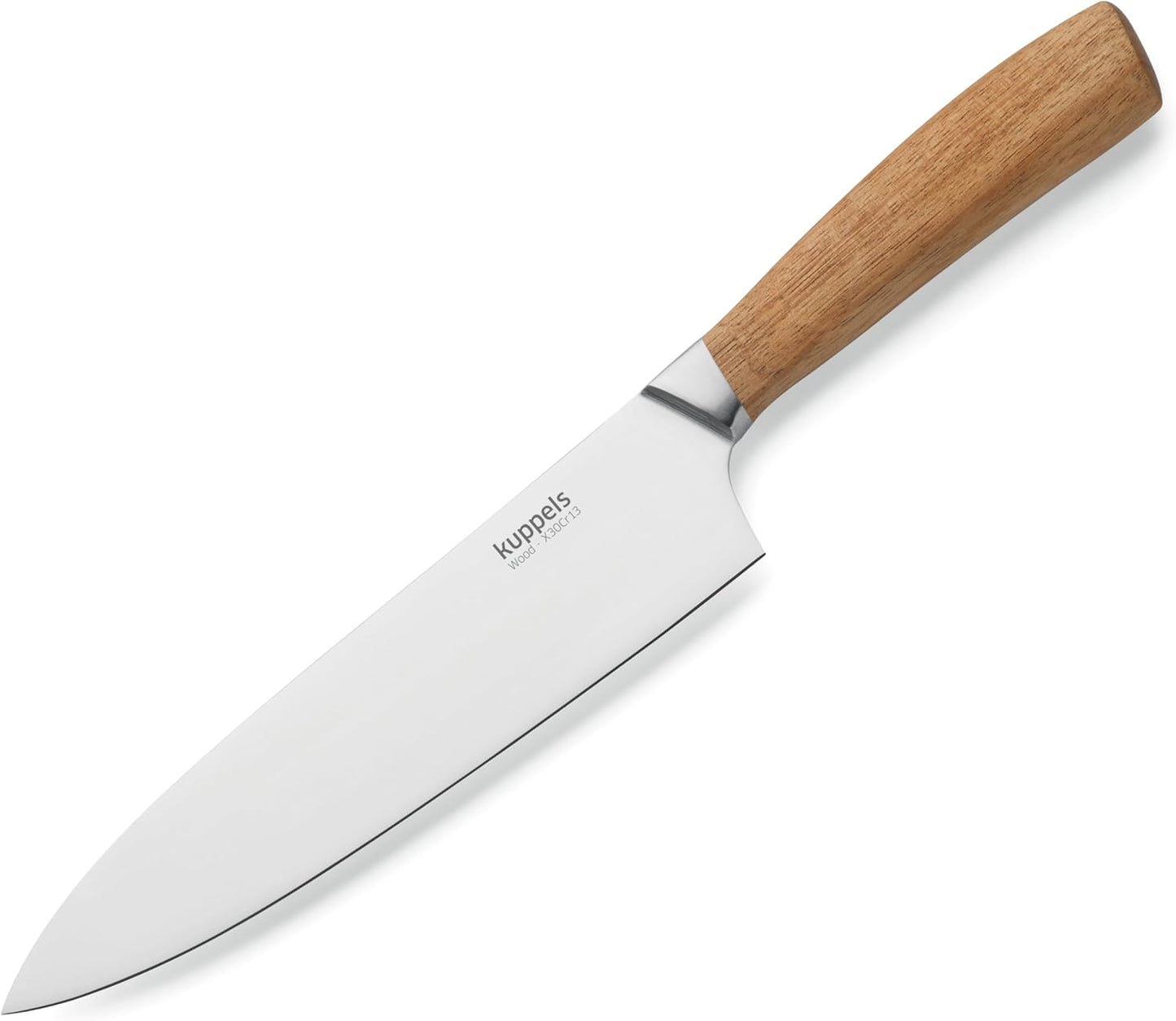 Kochmesser mit Akazienholzgriff, Kochmesser