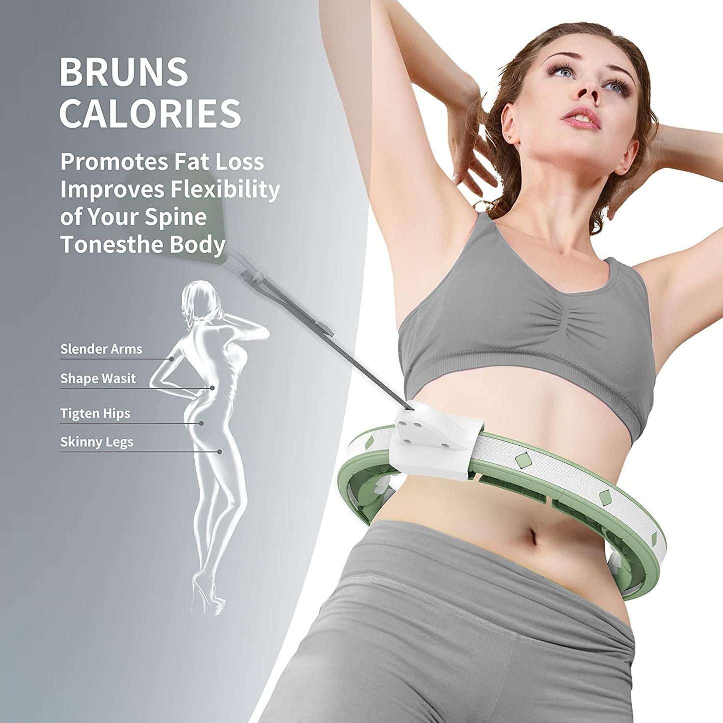 Smart Hula Hoop Reifen, (Smart-Grün)