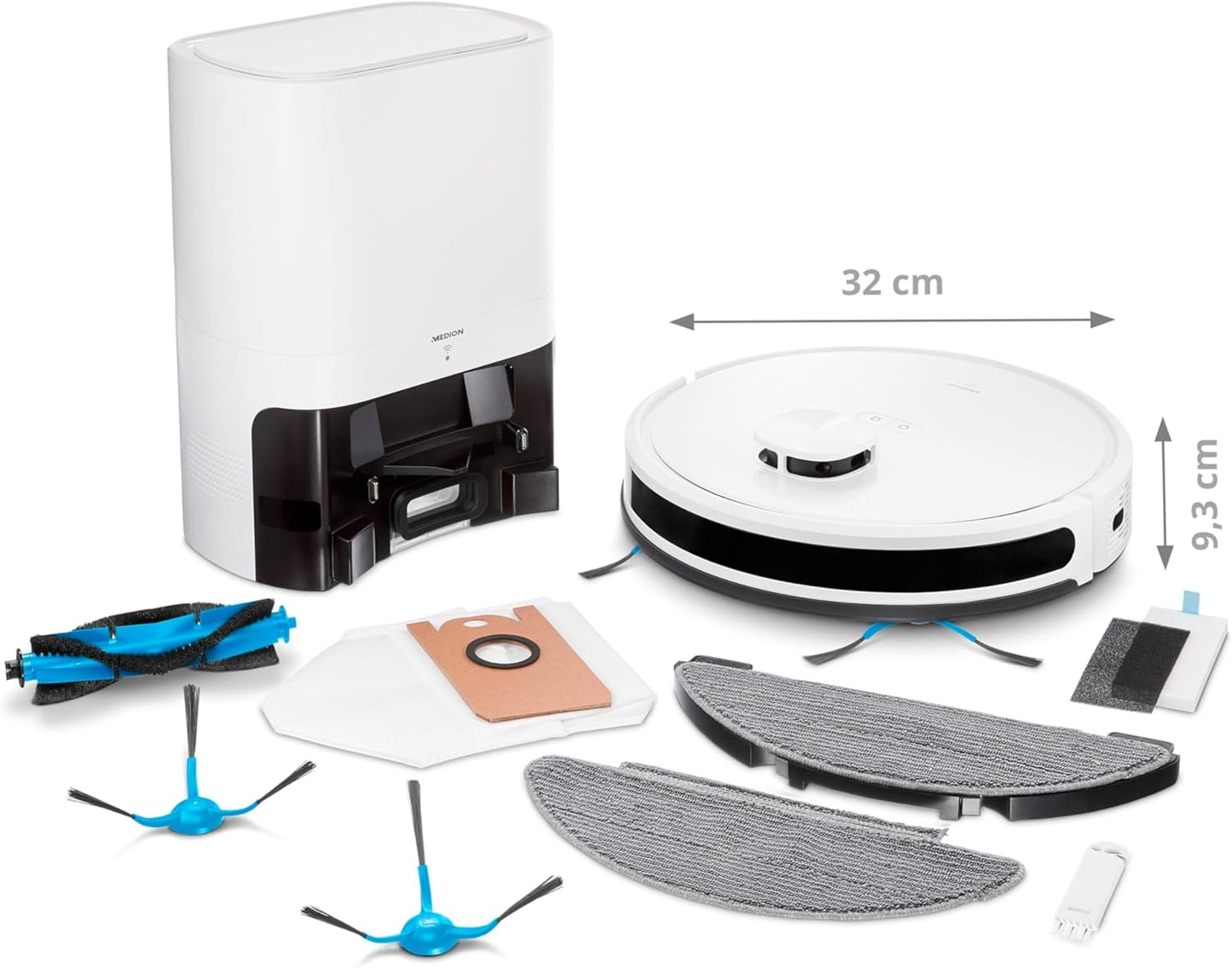 X20 SW+ Saugroboter mit Absaugstation & Wischfunktion