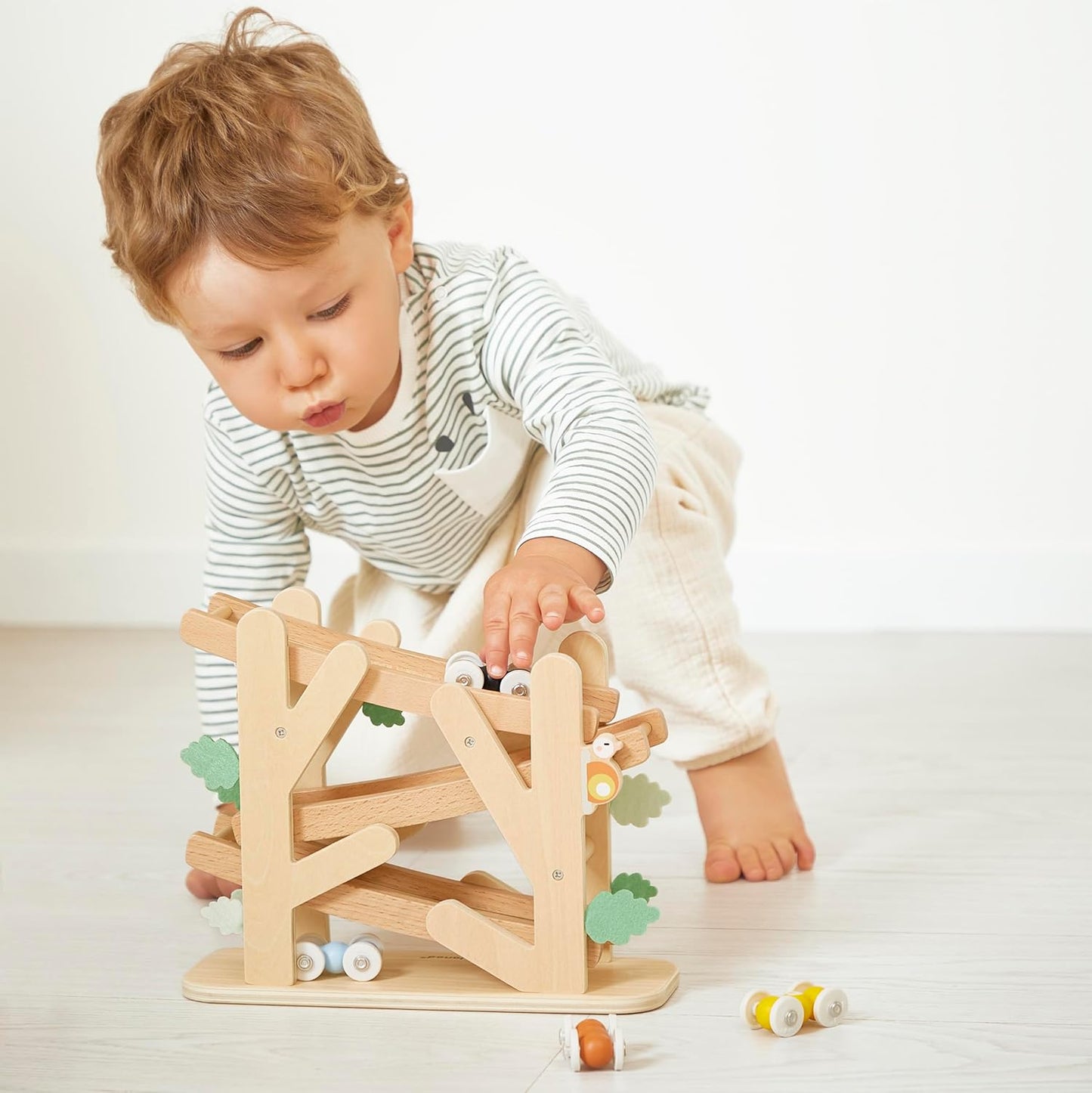 Holzrutsche Ameisen Rollbahn, Ameise