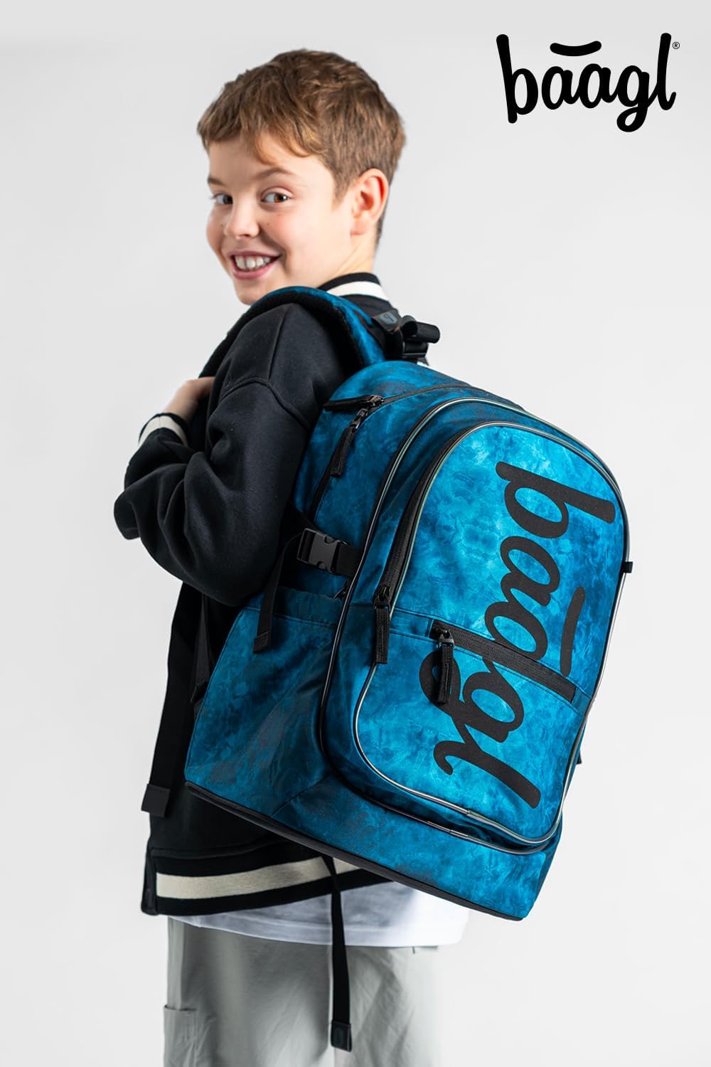Schulrucksack Set für Jungen (3-teilig, ergonomisch), Ocean