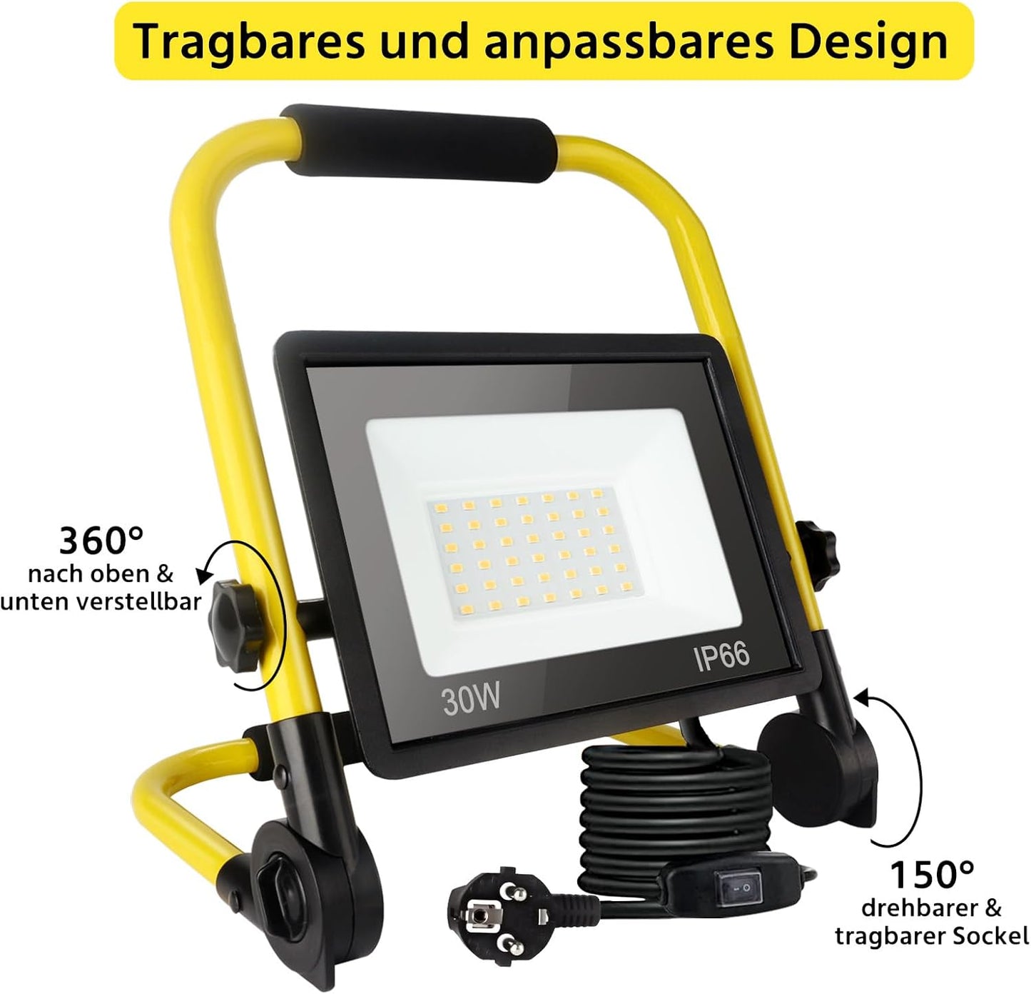 LED-Baustrahler, 30 Watt 1
