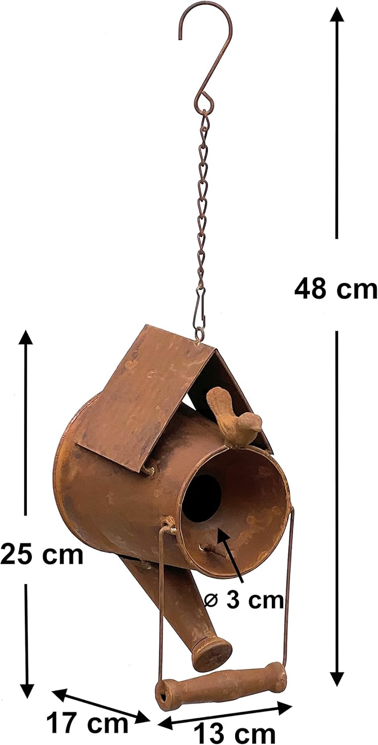 Vogelhaus zum Aufhängen mit Kette