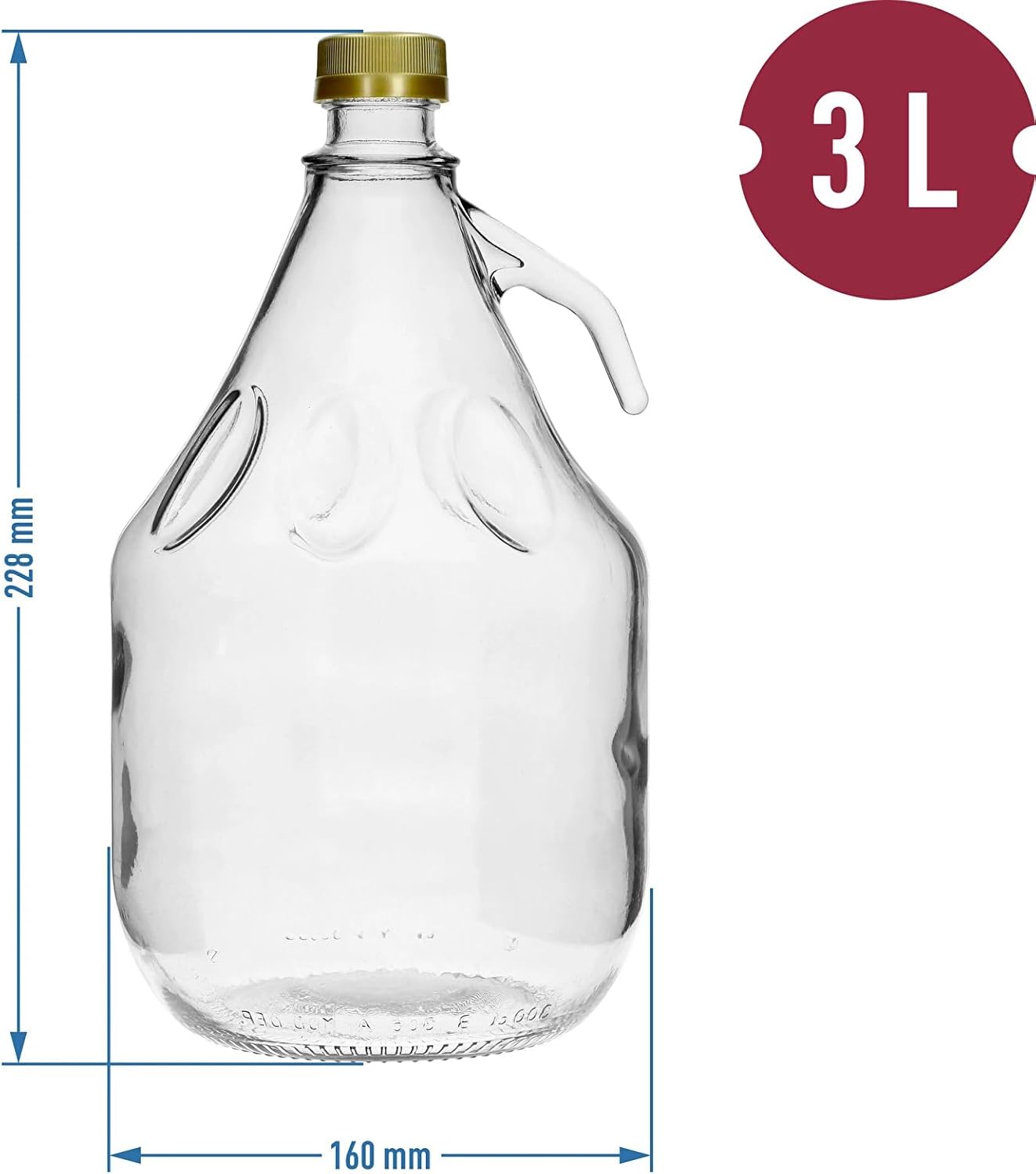 Fermentationsflaschen-Set, 6